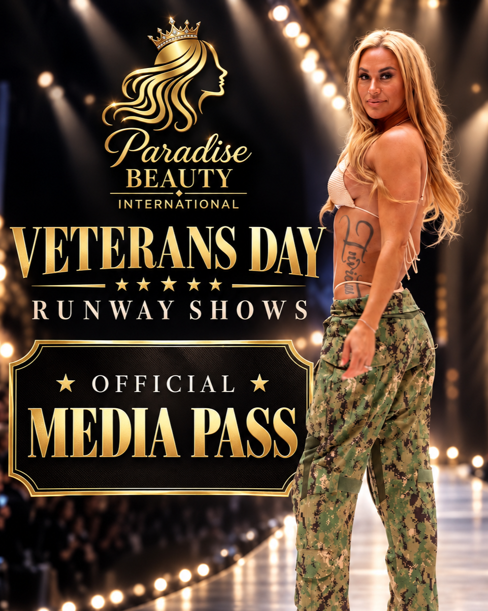 Veterans Day Runway Media Pass