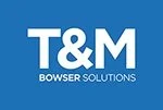 T&M Bowser Solutions logo on a blue background.