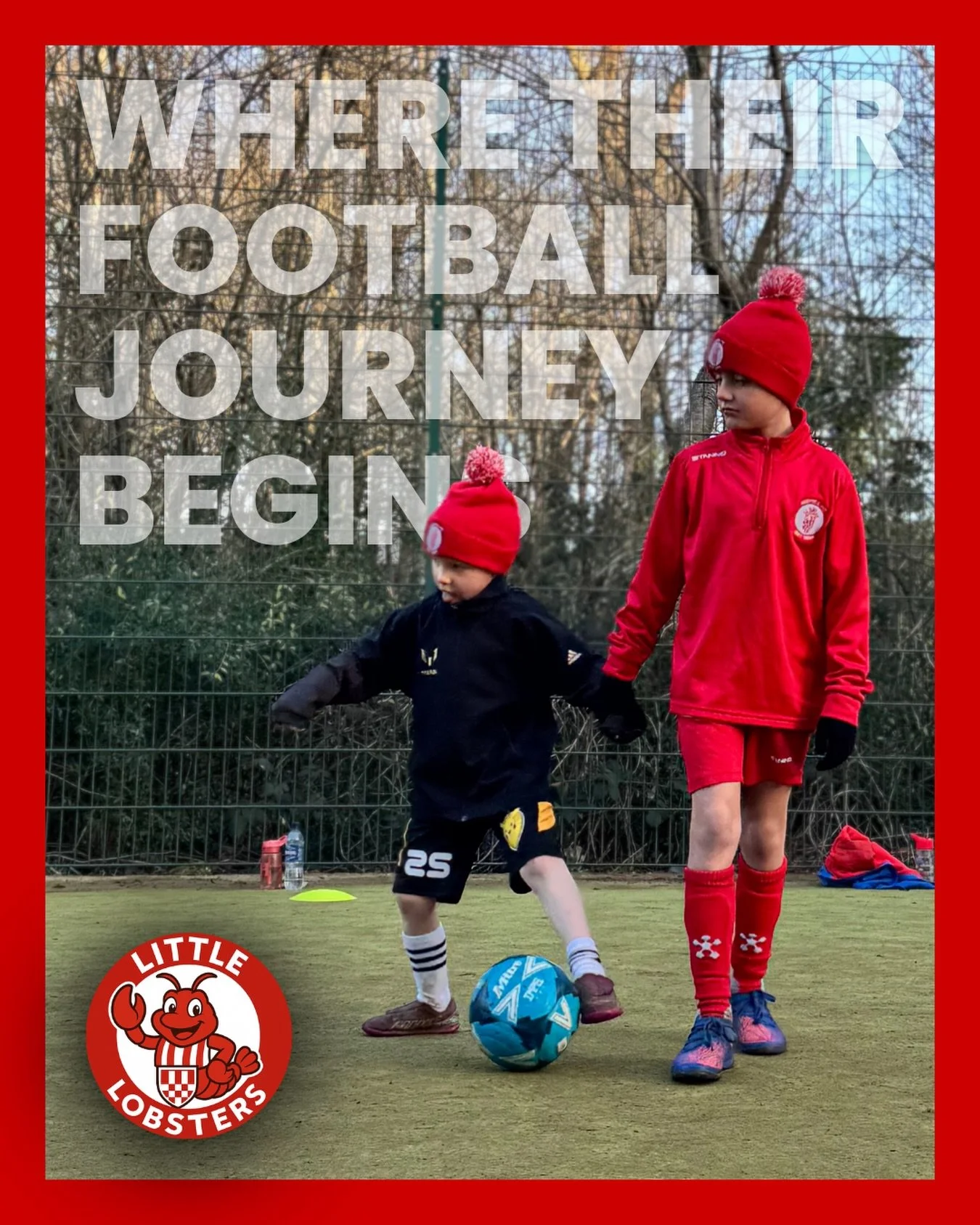 Little Lobsters offers a fun and accessible entry point to football. From their first kick, we&rsquo;re there to support, encourage and celebrate their efforts. 

⚽️ Final FREE trial session on Saturday
⚽️ 8.30am - 9.15am
⚽️ Merstham, Battlebridge Sp