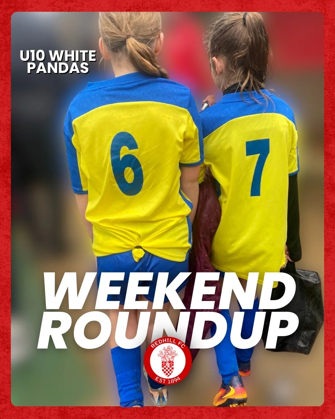 It&rsquo;s a slightly delayed Weekend Roundup this week but the smiles make it worth the wait!

Last weekend again saw a lot of games cancelled because of the weather. We really need those ☀️ dances people!

Some that did go ahead include:

📸 The gi