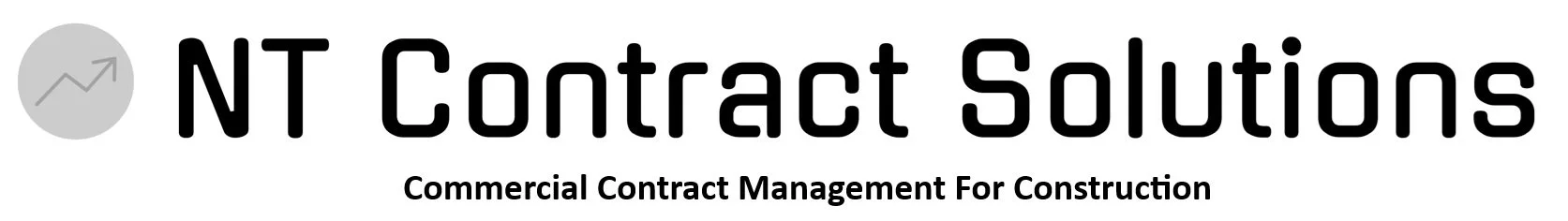 Logo for NT Contract Solutions with the tagline 'Commercial Contract Management For Construction'.