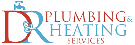 Logo for Plumbing & Heating Services featuring a faucet and piping design.