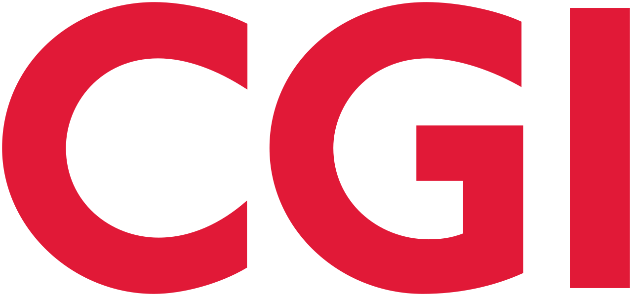 Close-up of the letters 'CGI' in bold red font.