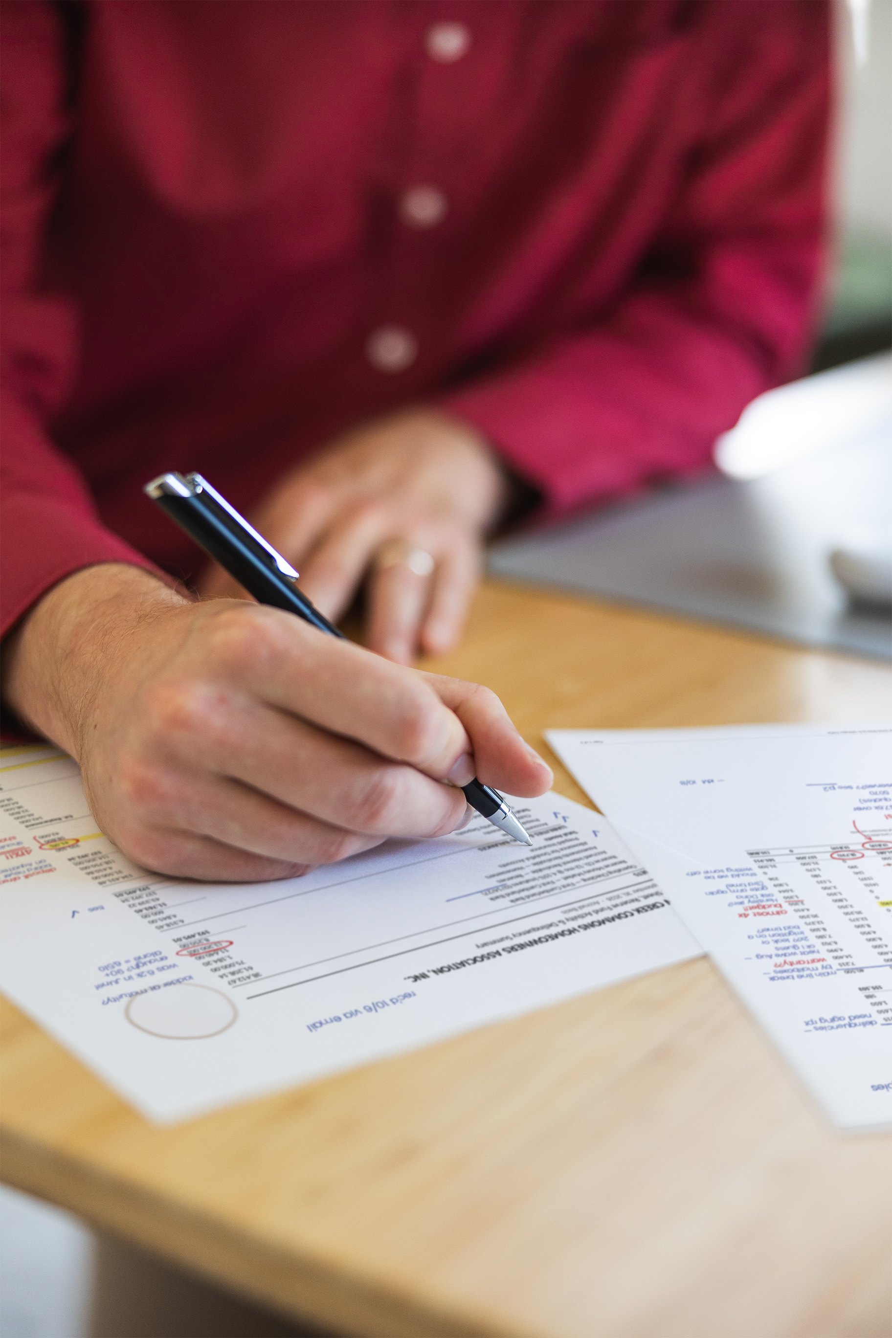 Omnalytics assessing data for HOA finances and bookkeeping.