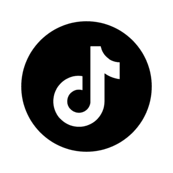 TikTok logo on a black background.