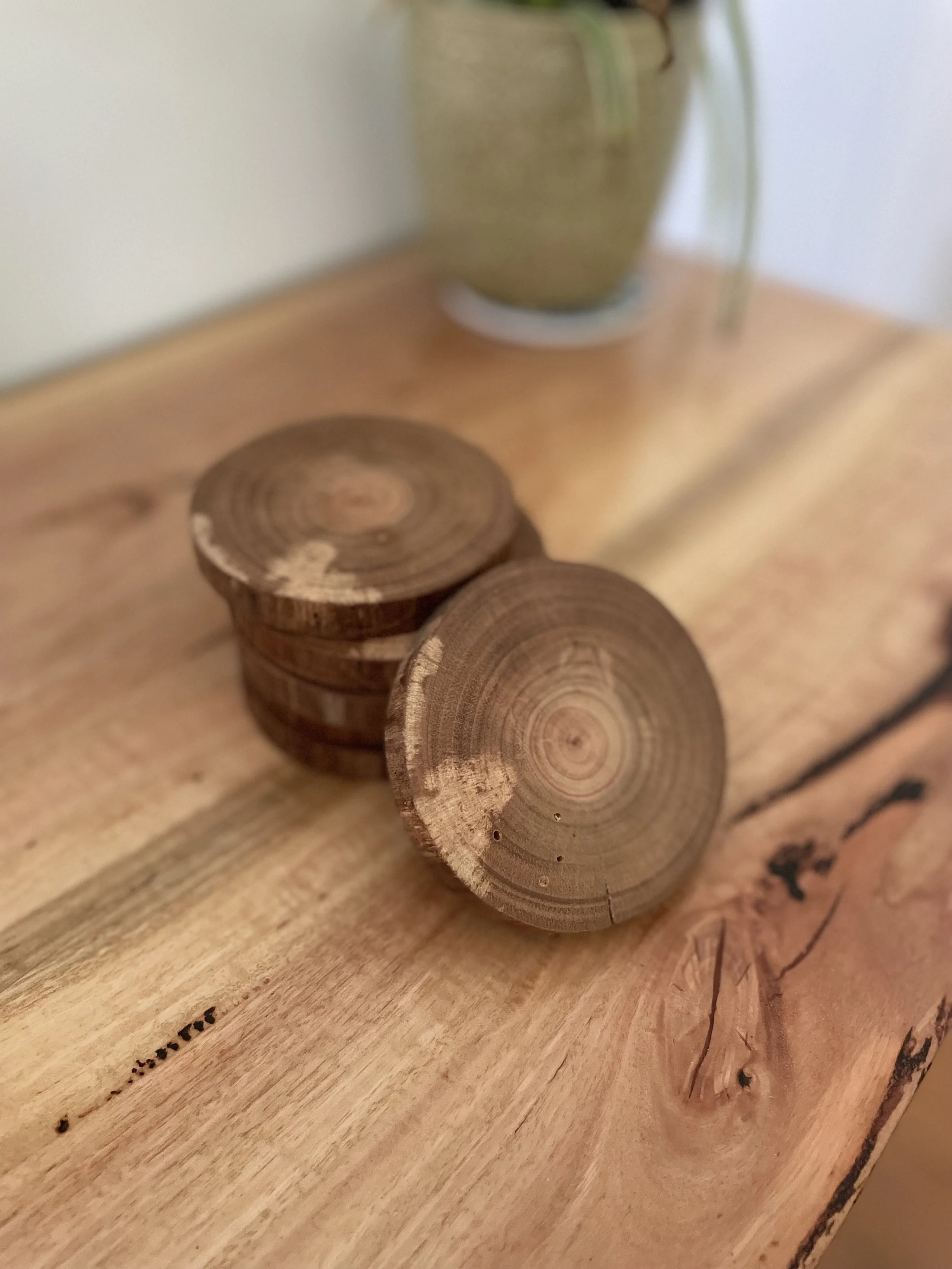 Natural Edge Coaster Set