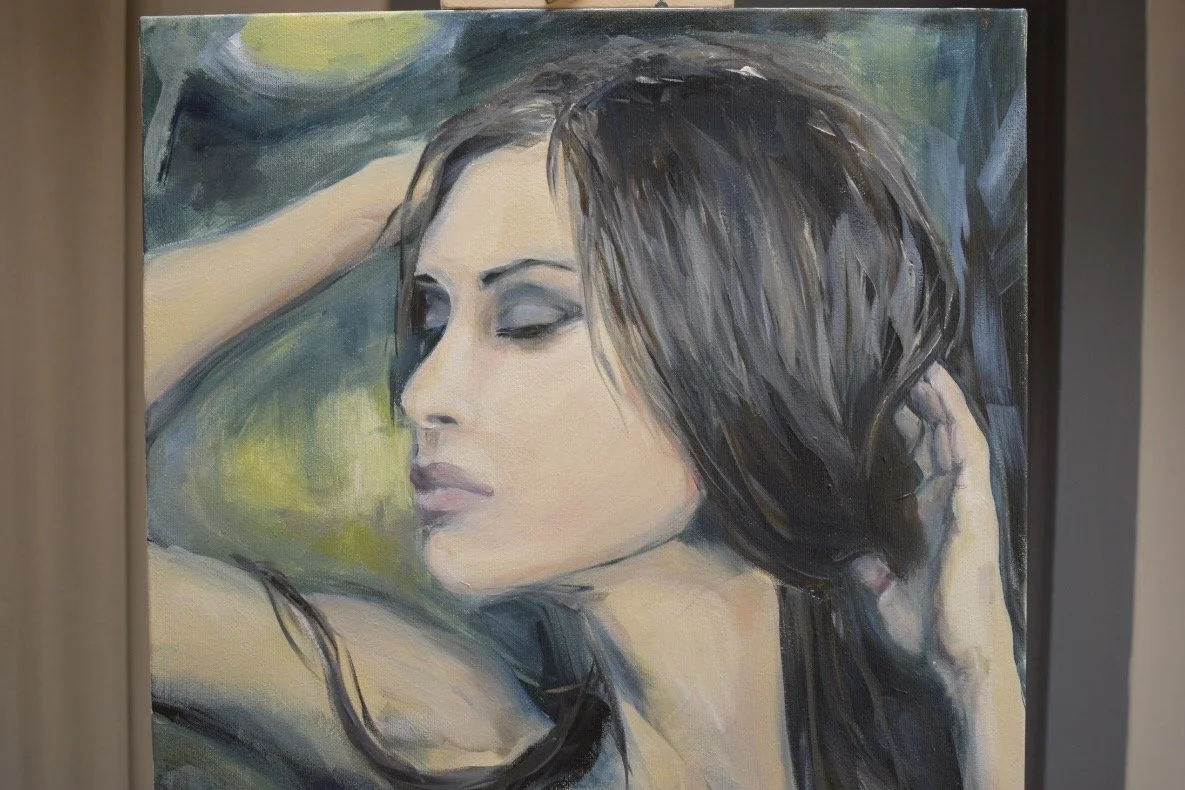 "Bather" 2015, oil on canvas, 14x18, Private Collection