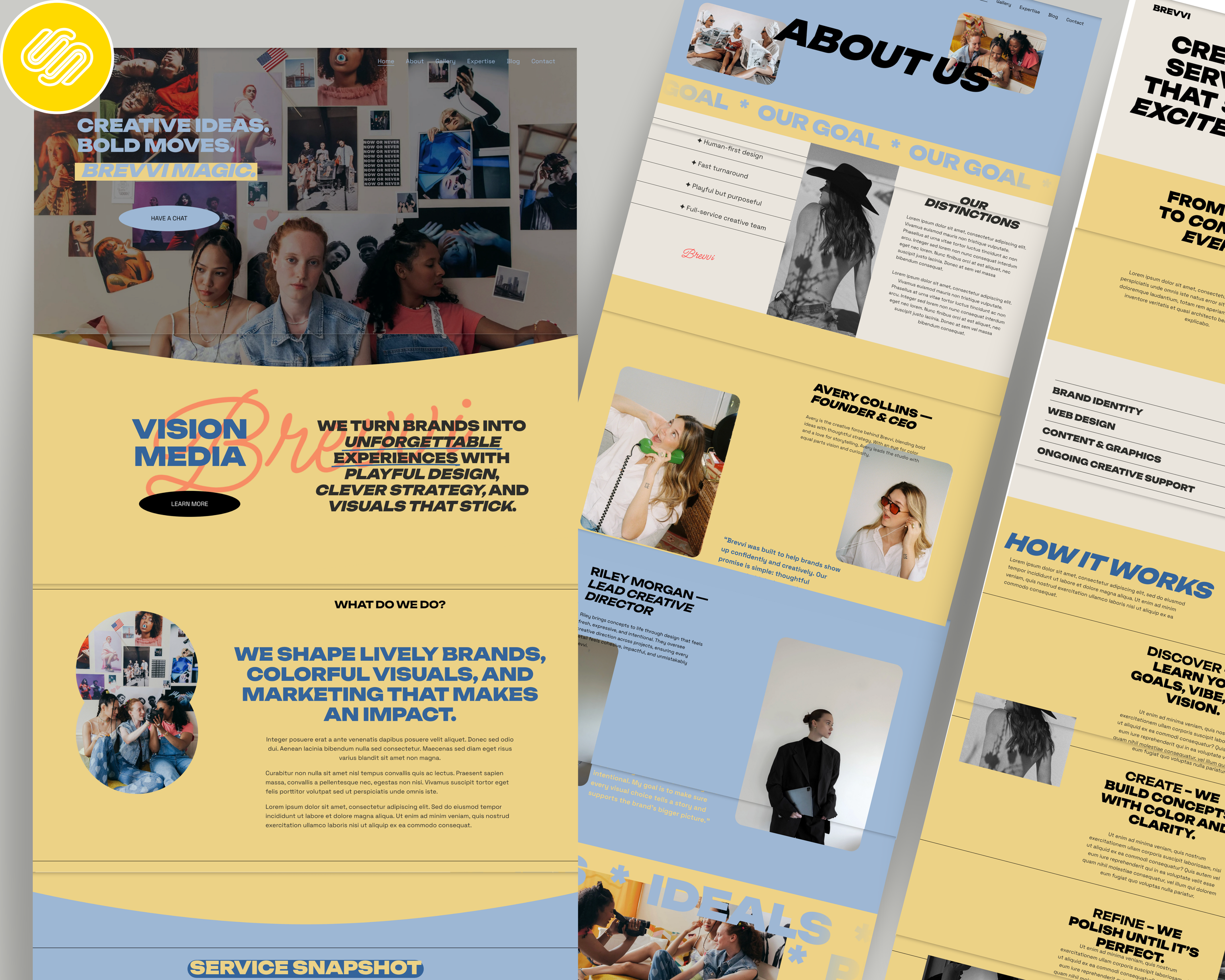 Brevvi - Creative Agency Website Template