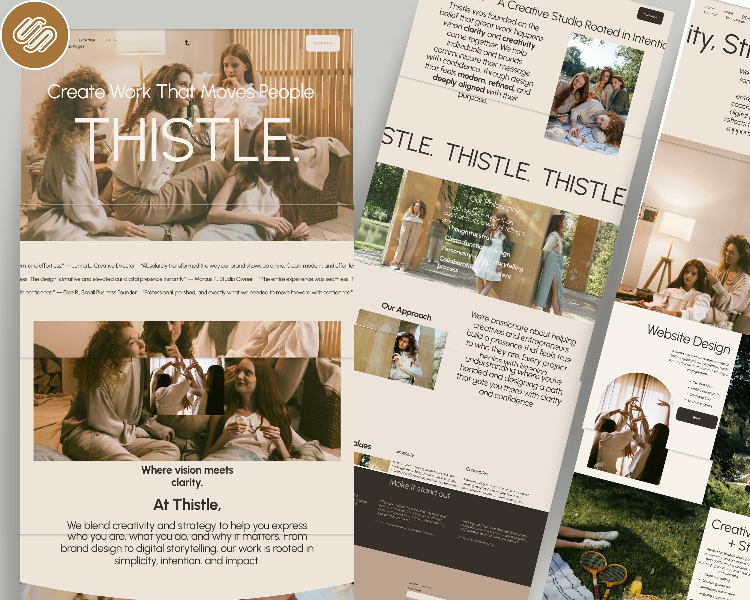 THISTLE. - Portfolio Website Template