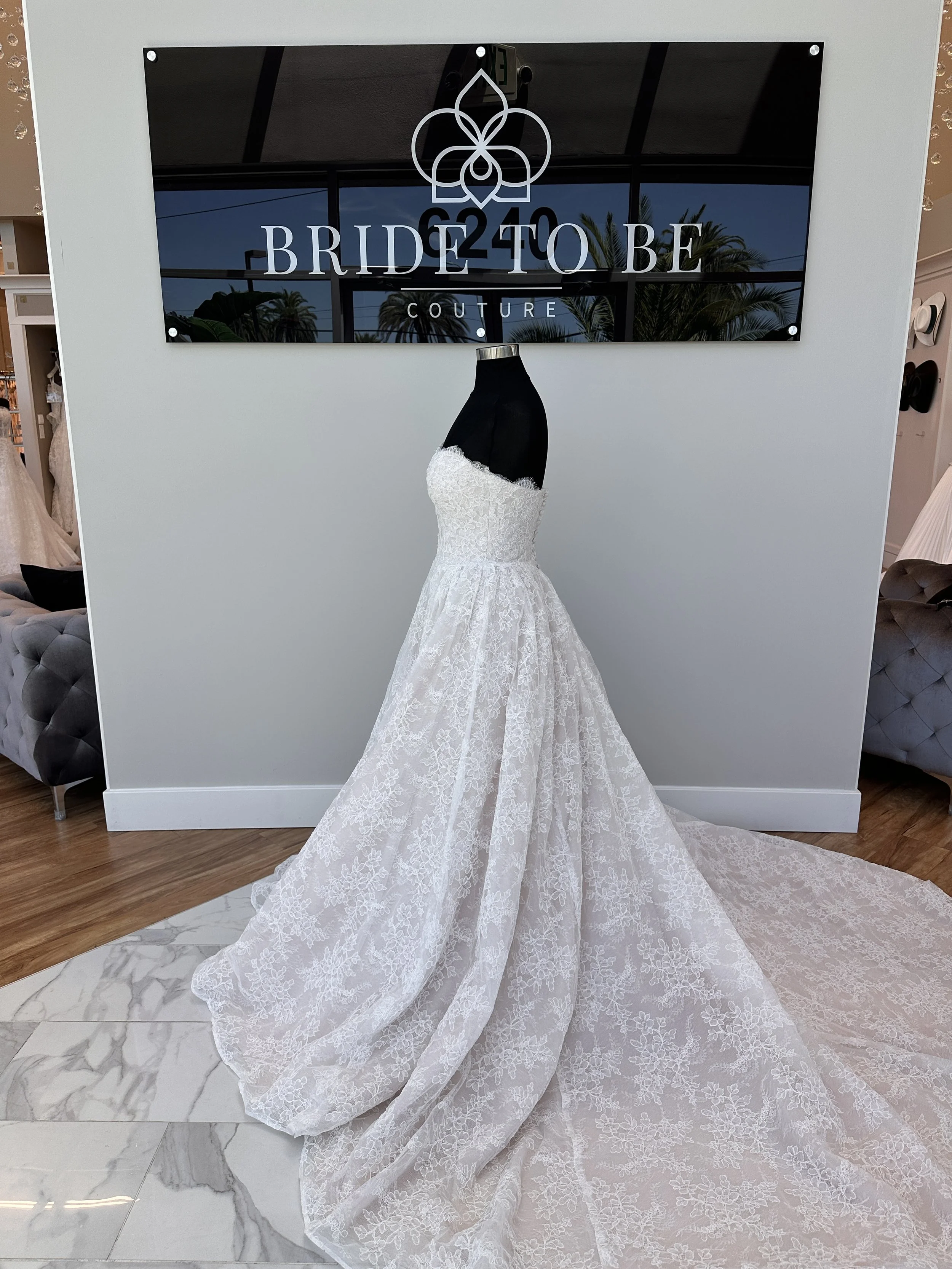 Legacy Carrie lace ball gown with sweetheart neckline at Bride To Be Couture Sacramento.