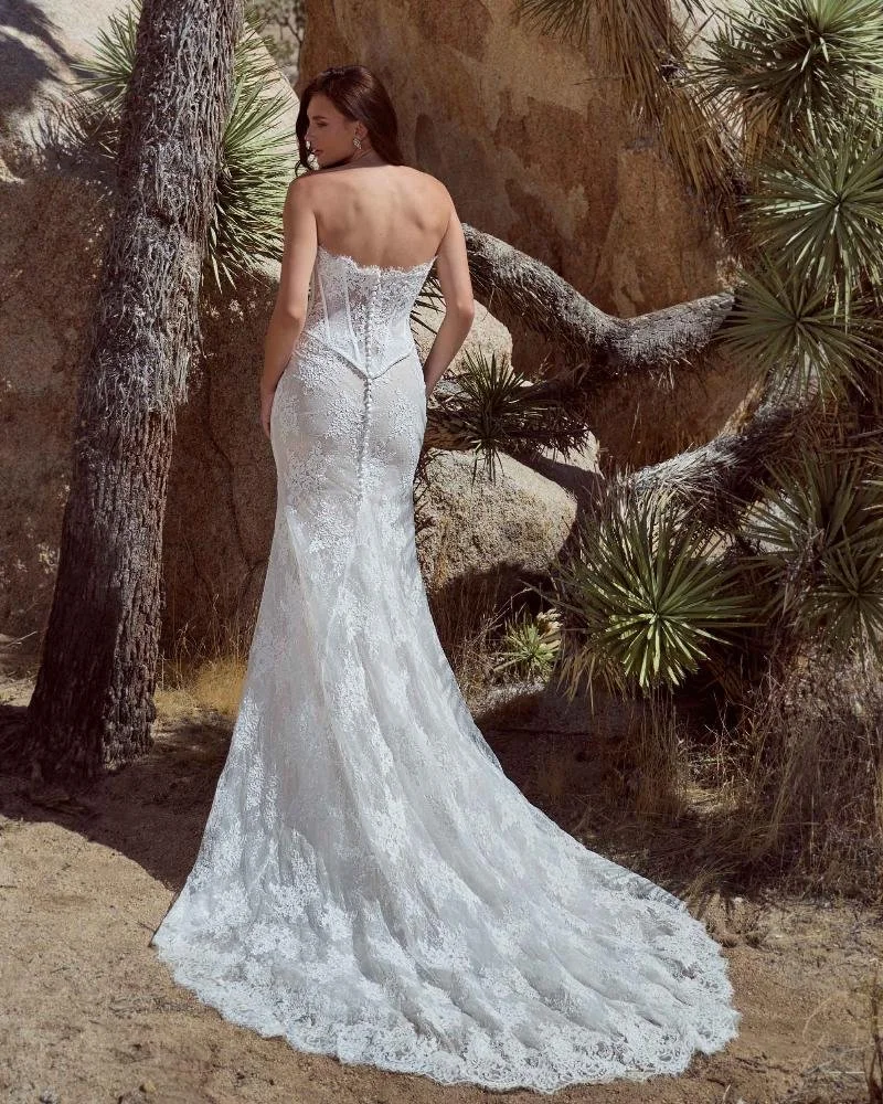 Sexy Wedding Dress with a Cape and Basque Waistline