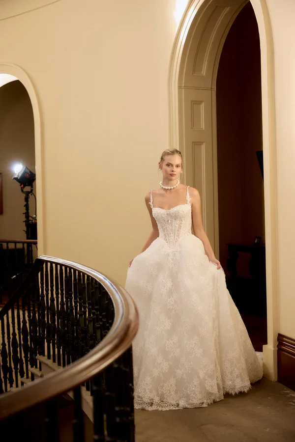 La Premiere Bridal Couture Emilia Lace Ballgown Wedding Dress.webp