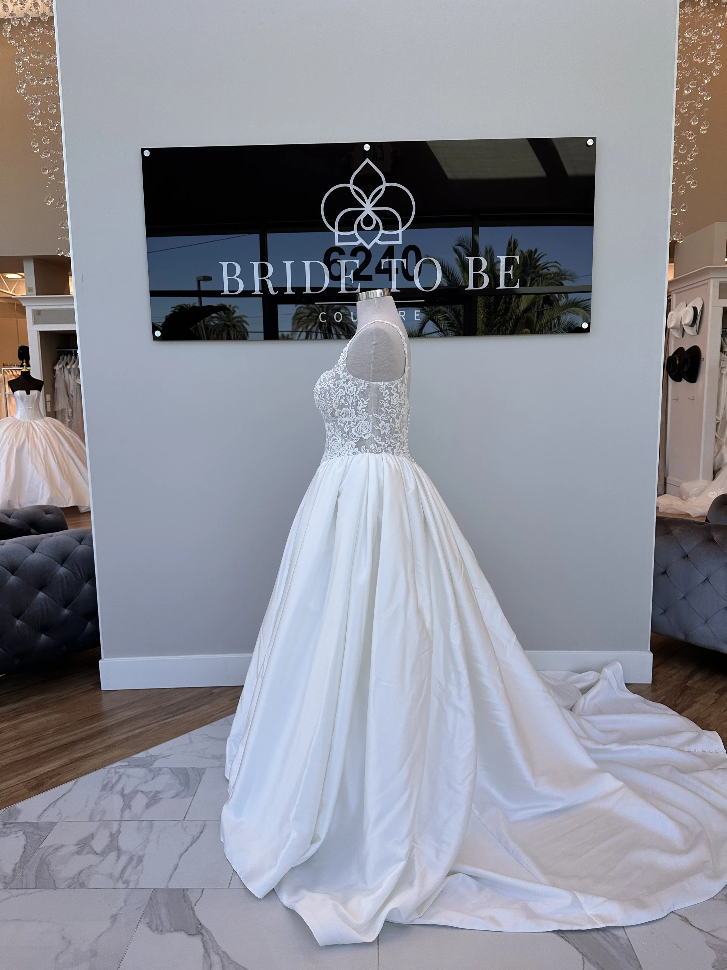 Legacy Vivien wedding dress featuring a square neckline, ballgown silhouette, and romantic lace details at Bride To Be Couture Sacramento.
