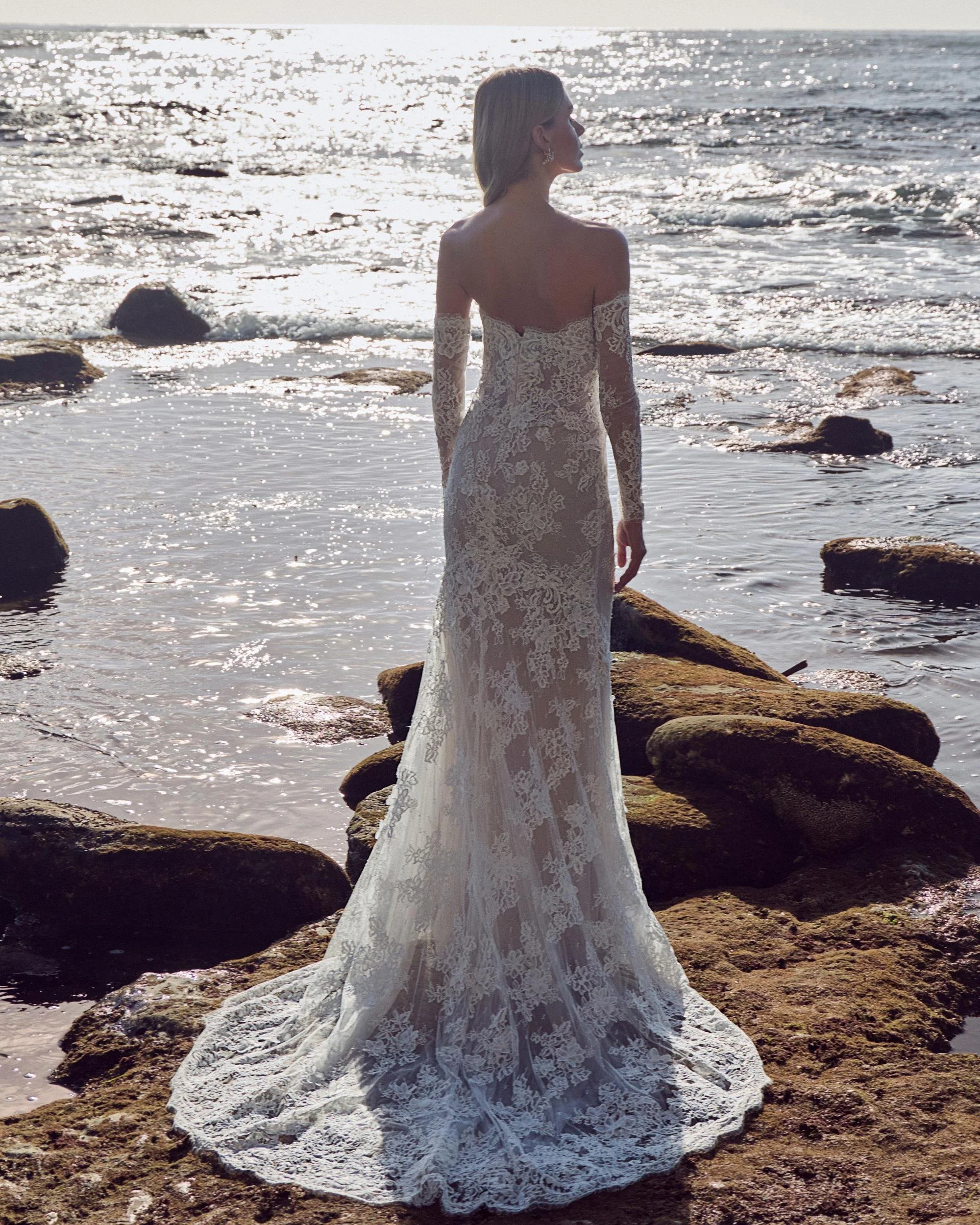 Sexy Wedding Dress with an overskirt and Strapless top