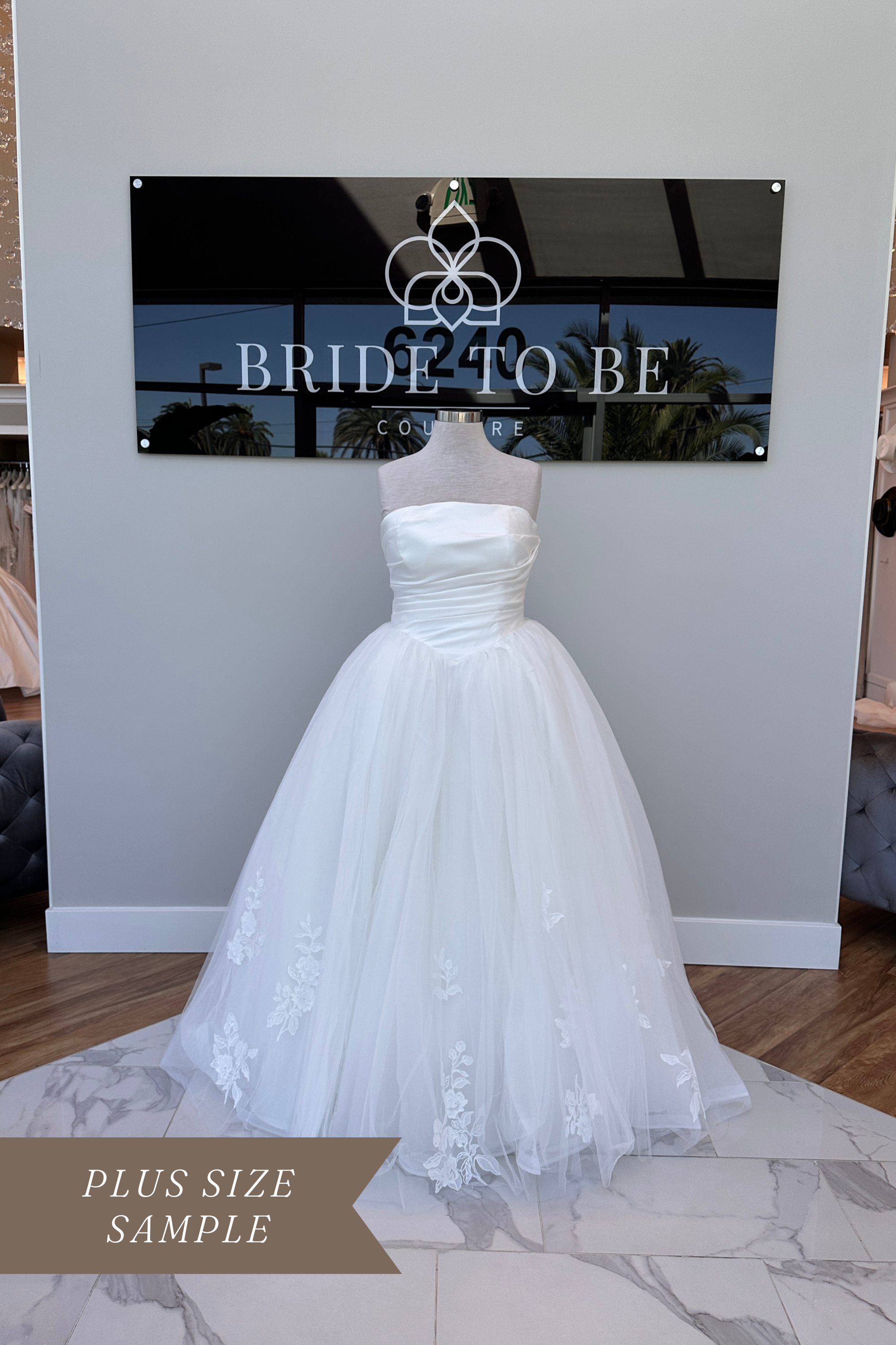 Legacy Coco minimalist crepe wedding dress at Bride To Be Couture Sacramento.