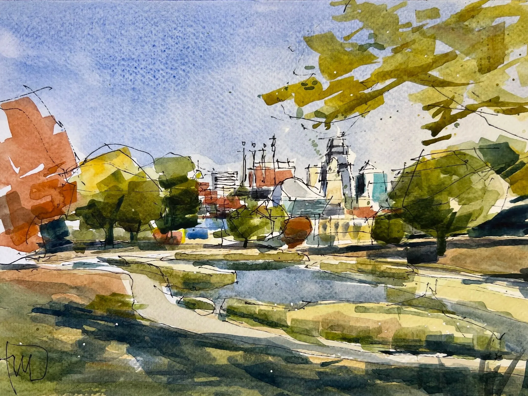 Downtown from Penn Valley Park, 2024