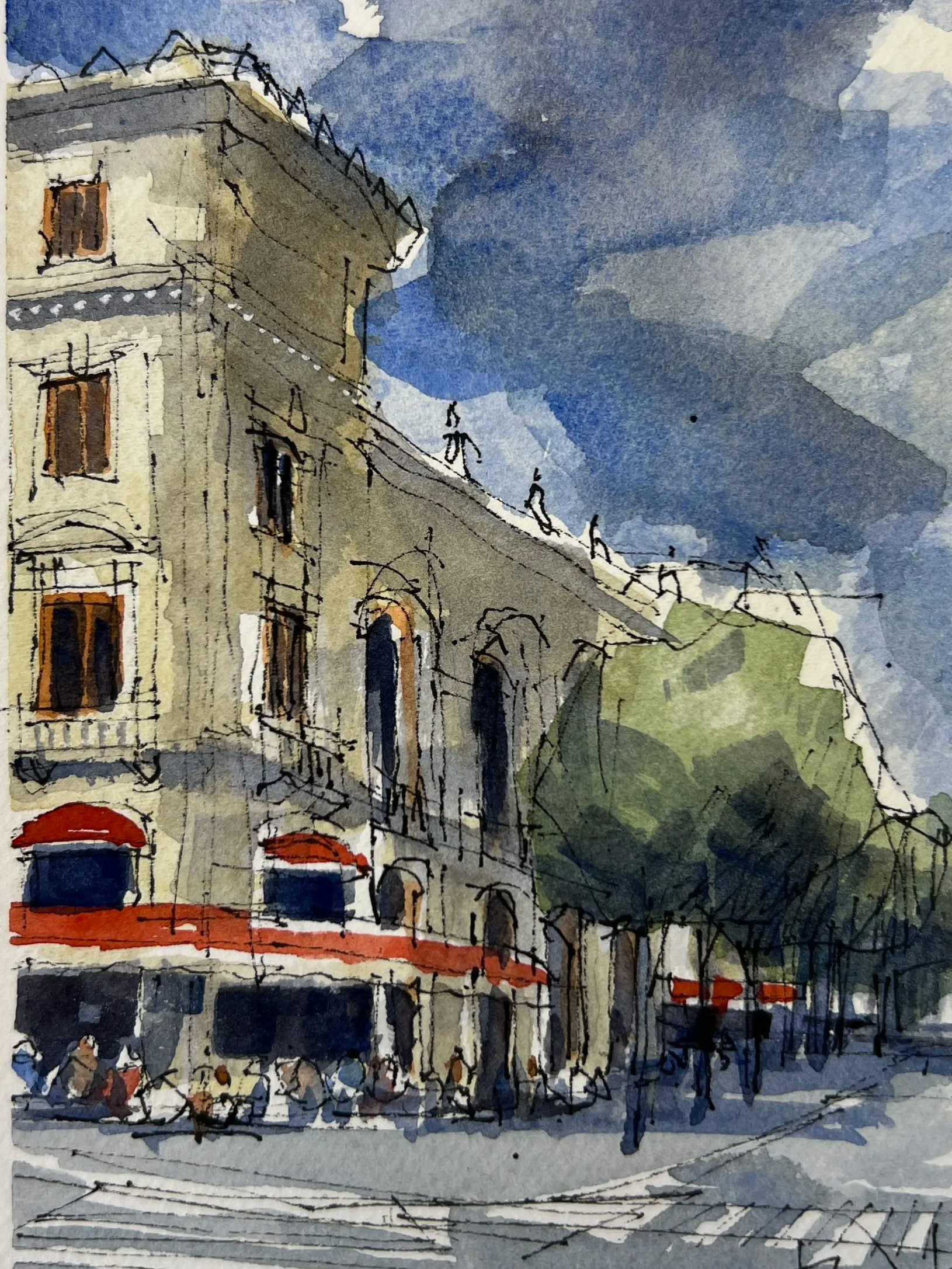 Street Scene, Paris, 2023