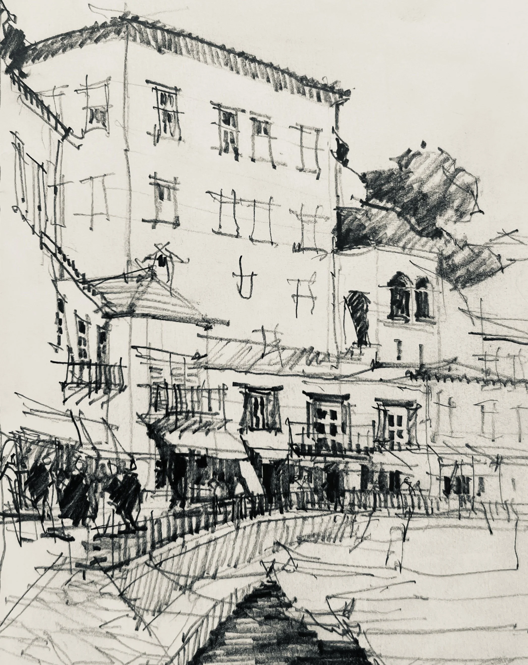 Port walk study, Hydra, 2025