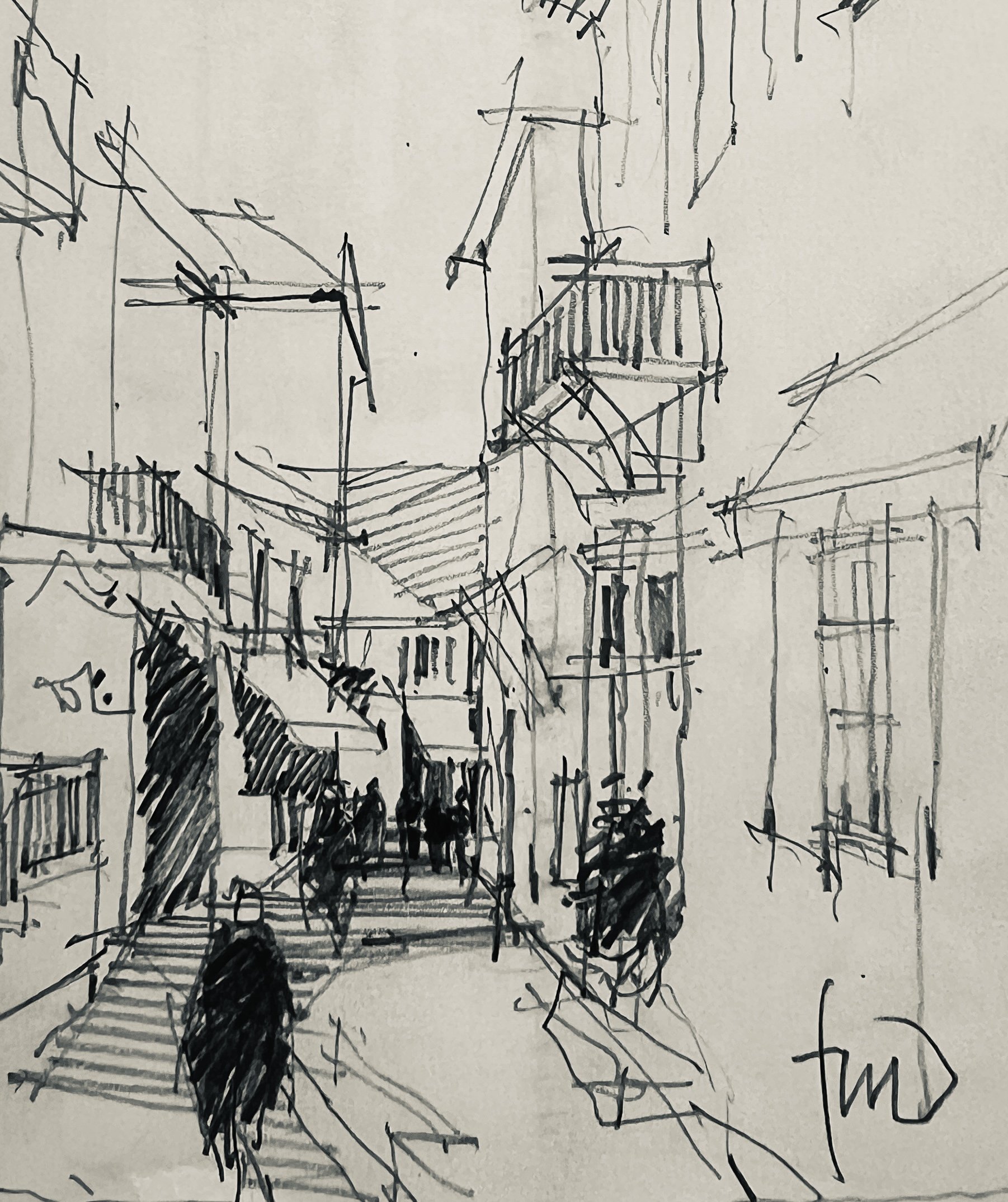 Side Street, Hydra, 2025