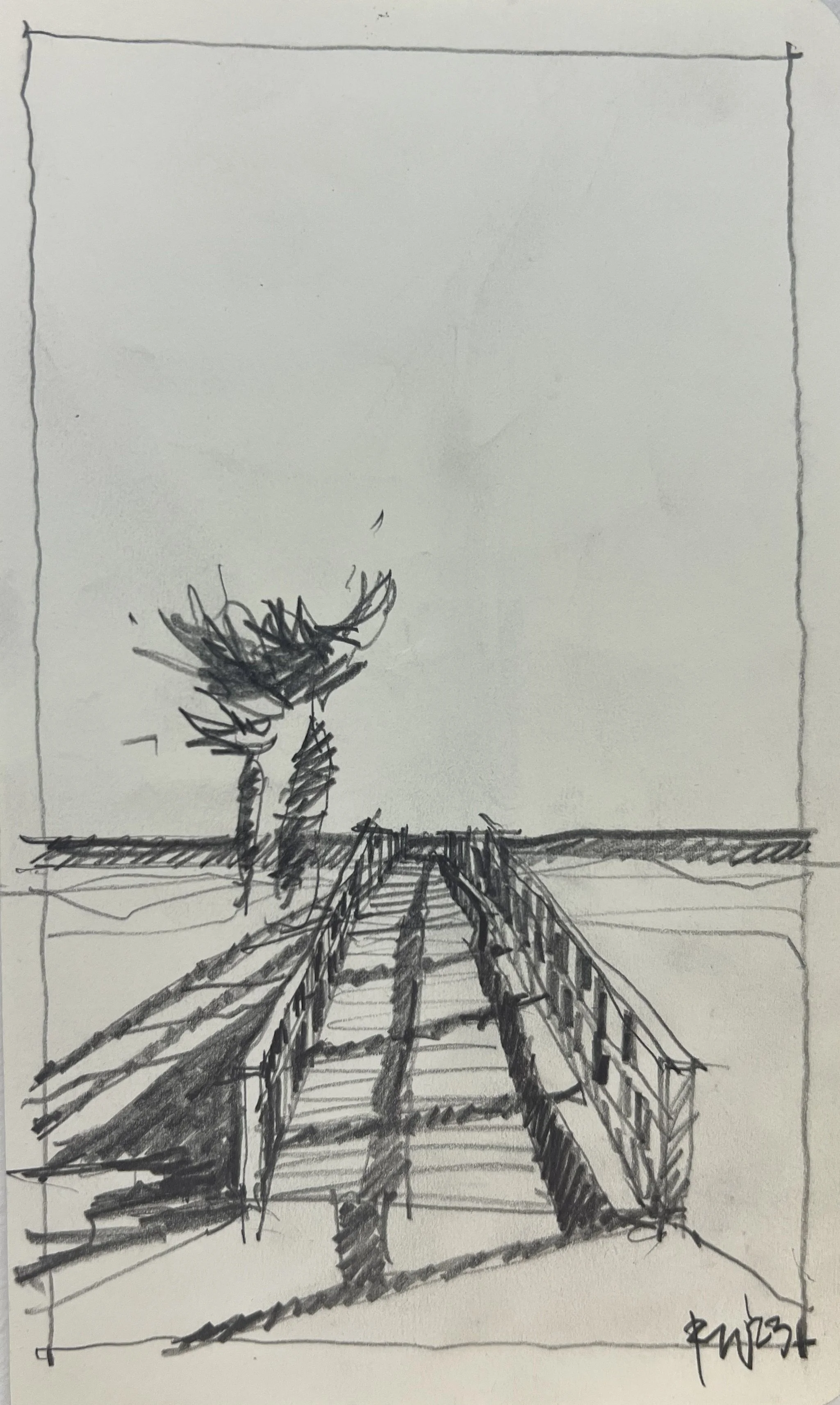Boardwalk to the Beach, Sanibel, 2024