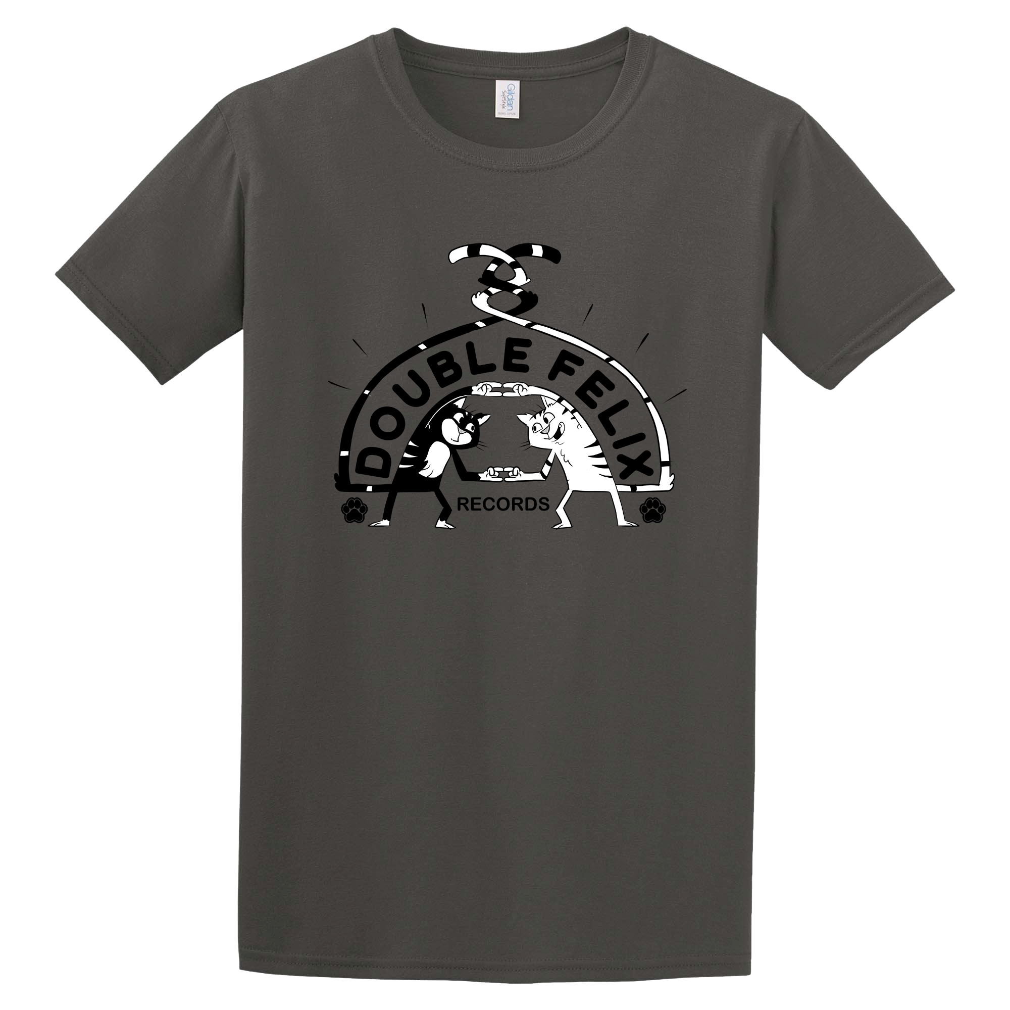 DFR Double Horns Adult T-Shirt (Charcoal)