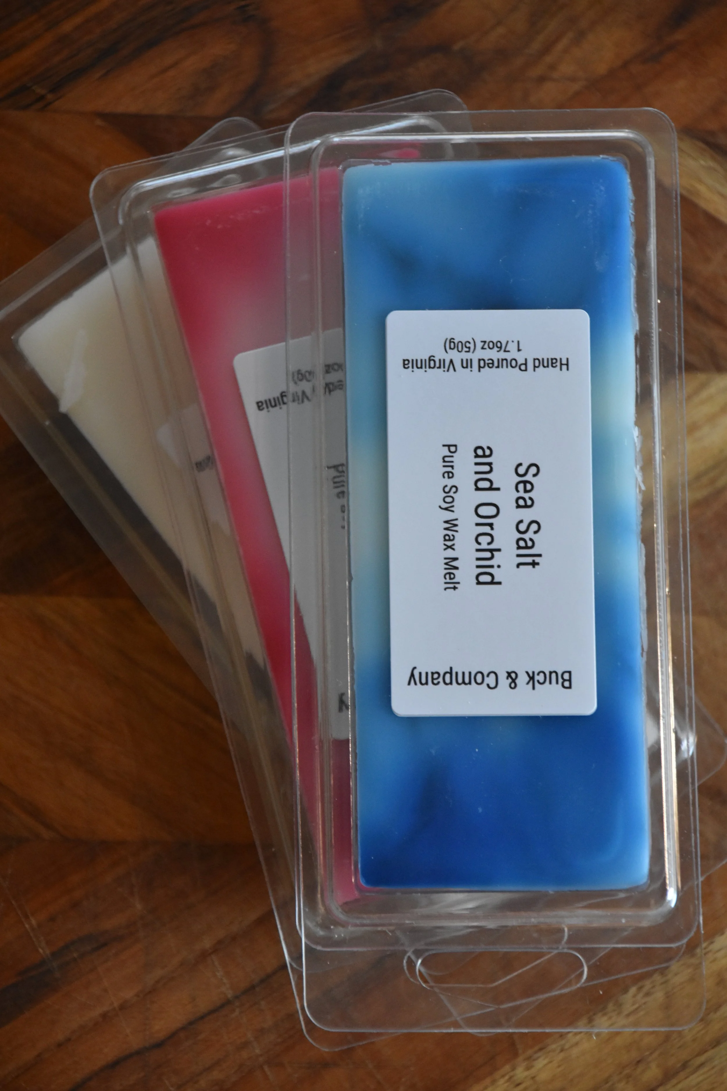 5 Piece Snap Bar Soy Wax Melt (Clamshell)