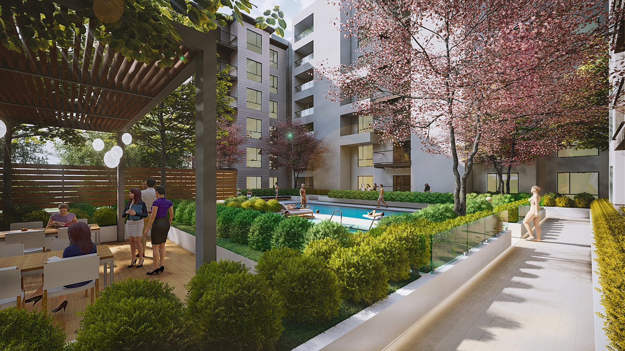  Shaping Bay Area Community: Livable Density with Quality 
 In the San Francisco Bay Area, our landscape design transforms multi-family developments into livable spaces, blending nature, resilience, and community.Click image for details.  