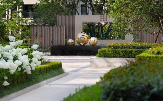 Attractive Residential Landscape Design Draft