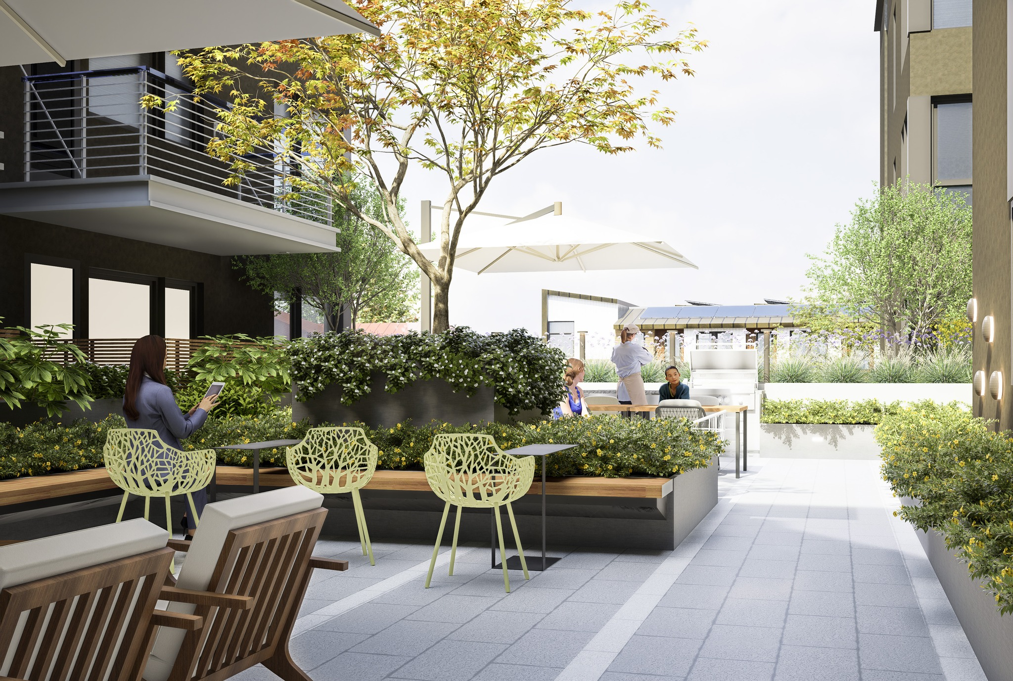 Beautiful Residential Garden In California