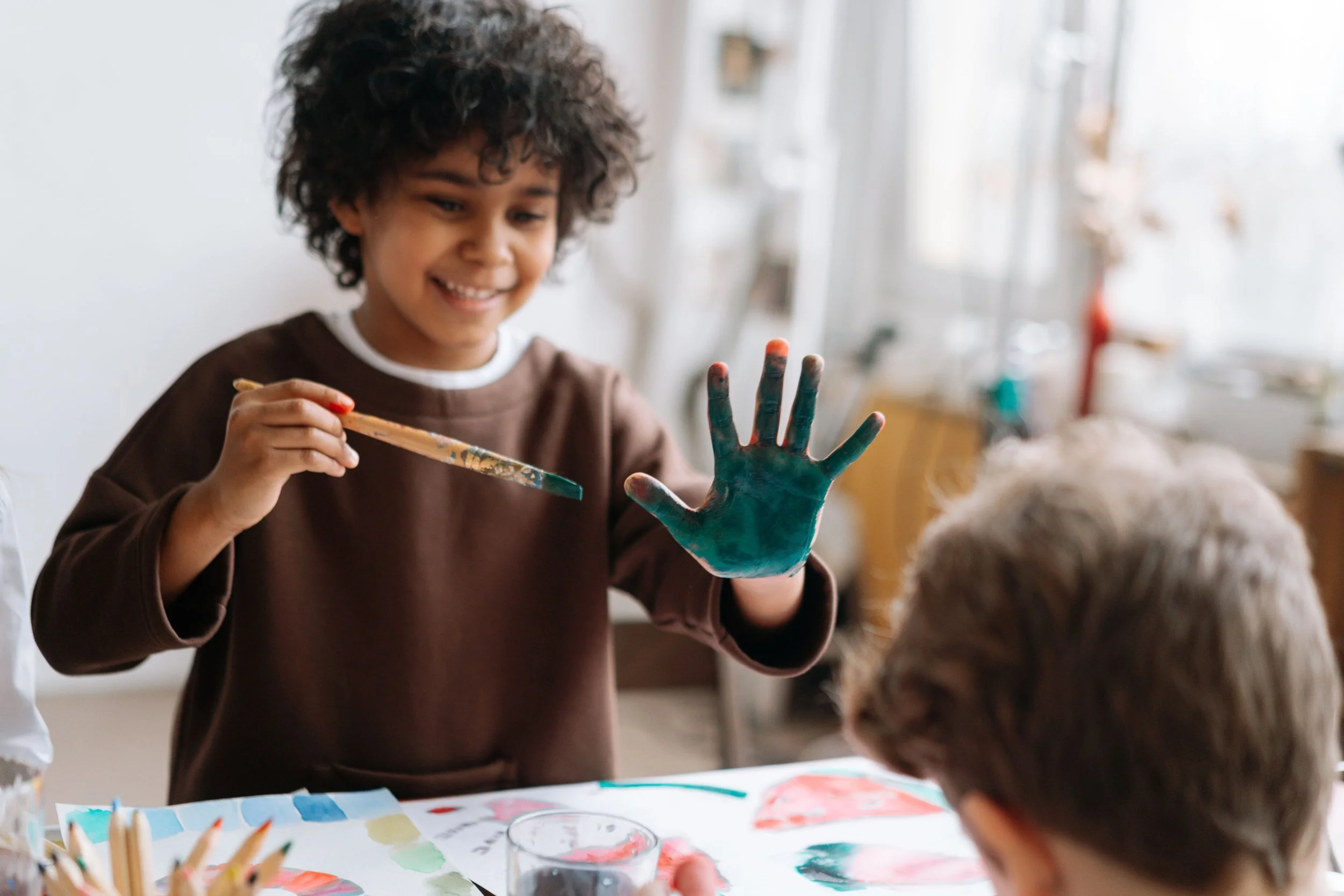 Understanding Art as Communication When Children Paint Their Feelings