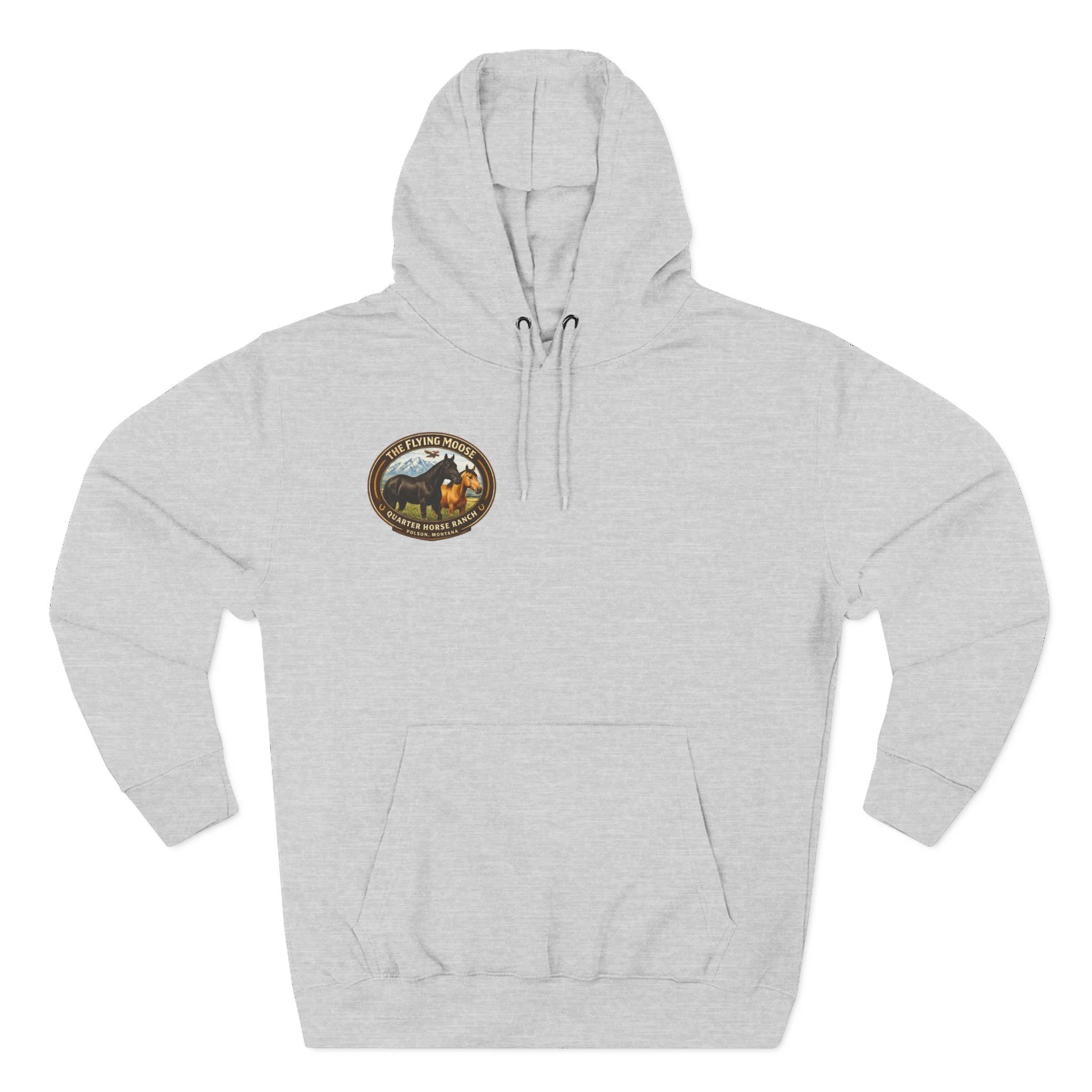 Flying Moose Ranch Graphic Hoodie