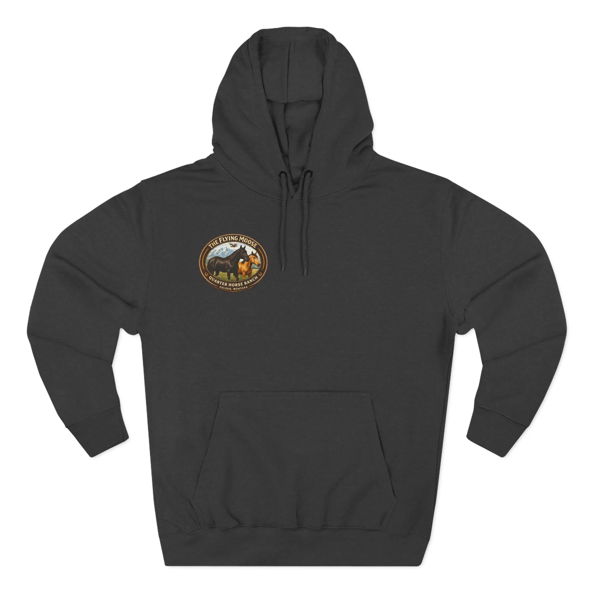 Flying Moose Ranch Graphic Hoodie