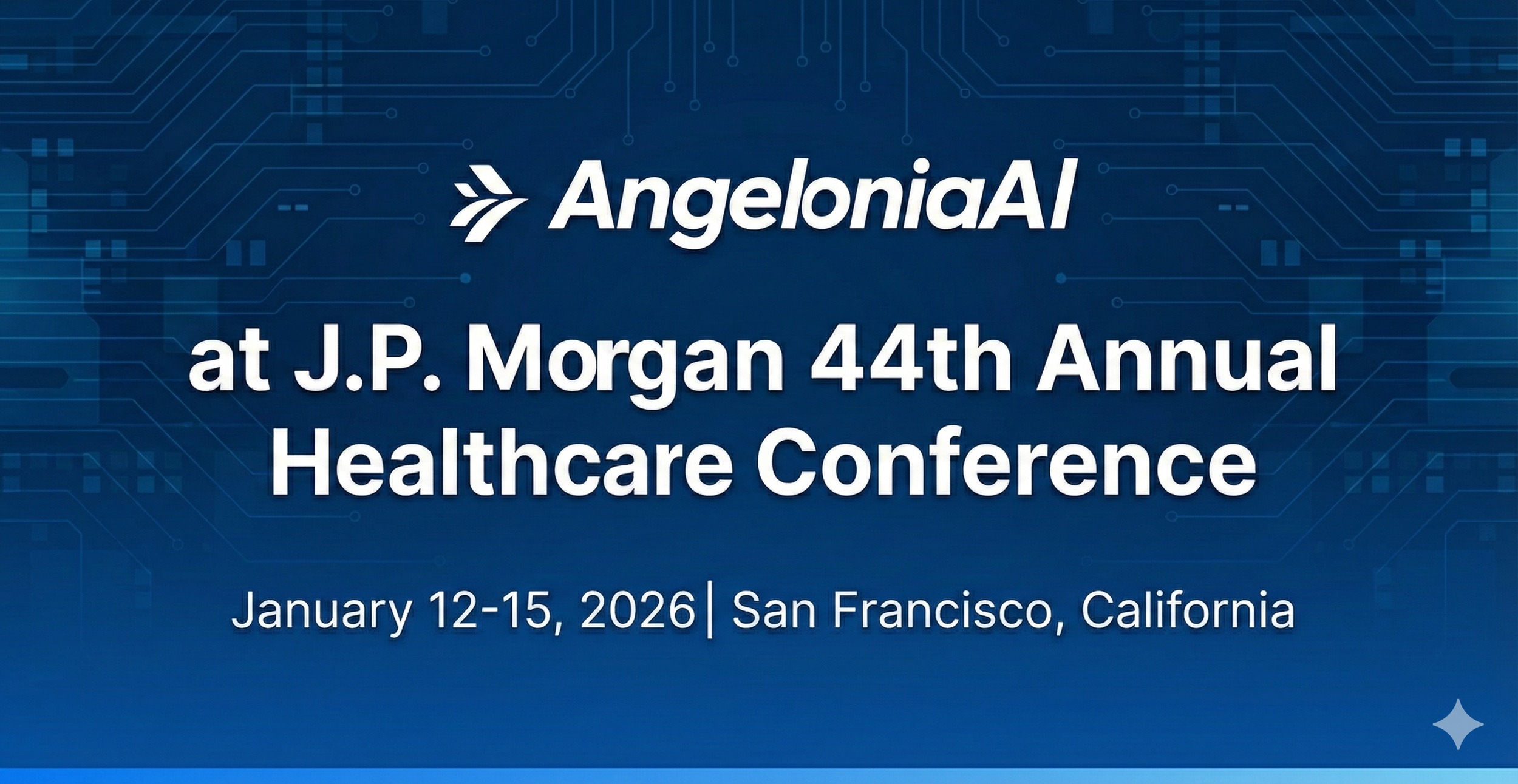 2026 JPM Healthcare Conference Jan 12-15 