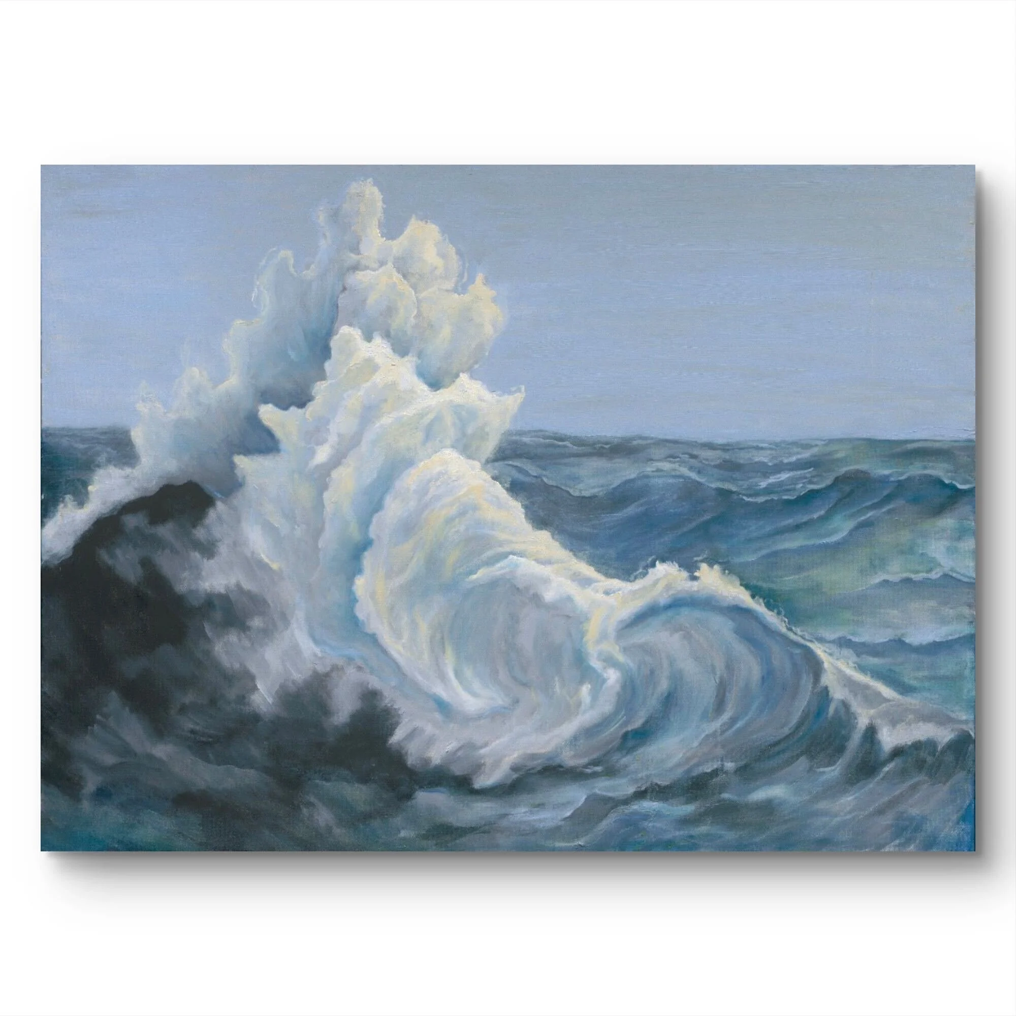 "Wholly Surrendered" (2025)
36x48" oil on linen canvas
Divine Maps Collection No. 1