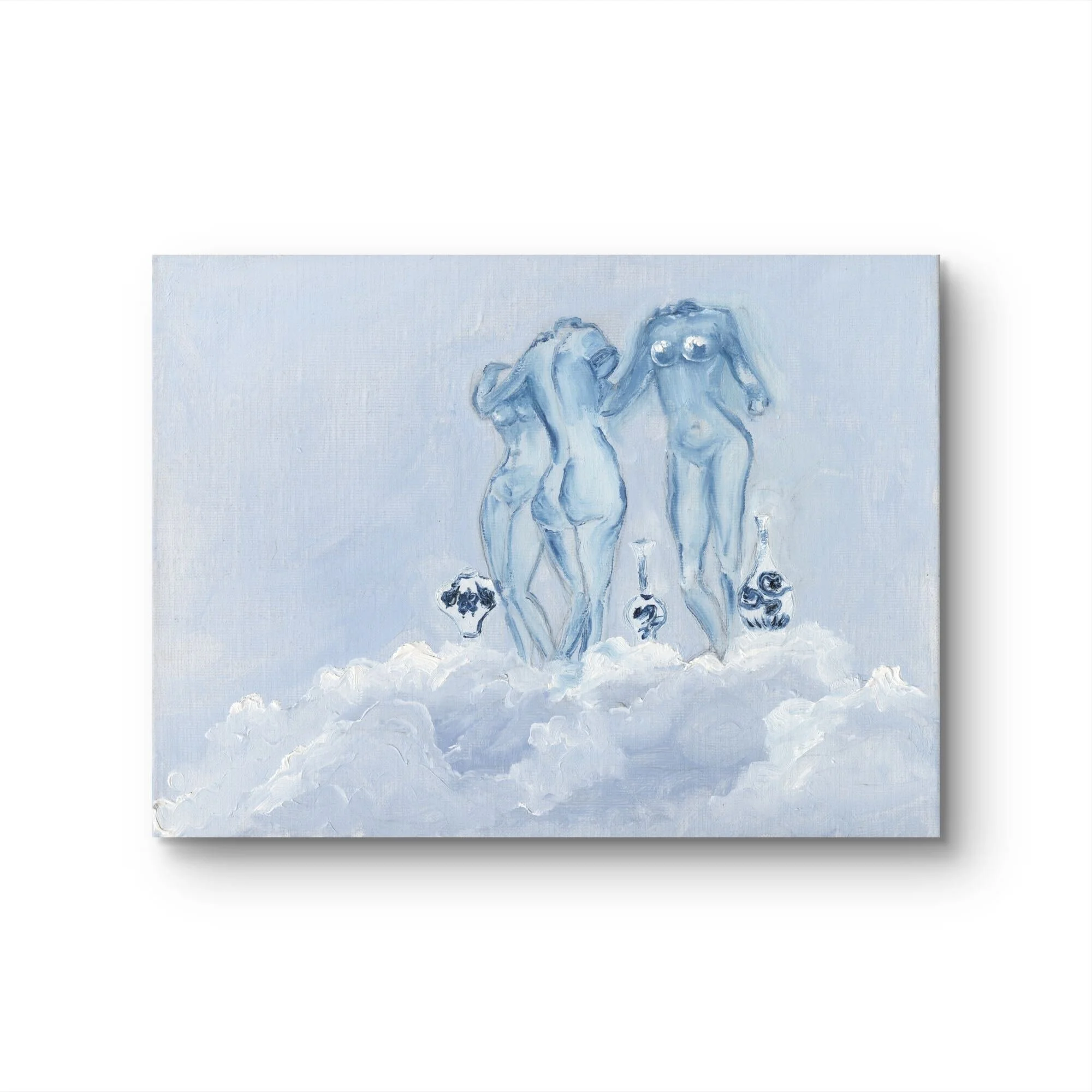 "The Three Graces" (2024)
8x10" oil on linen canvas
Sake of Beauty Collection No. 4