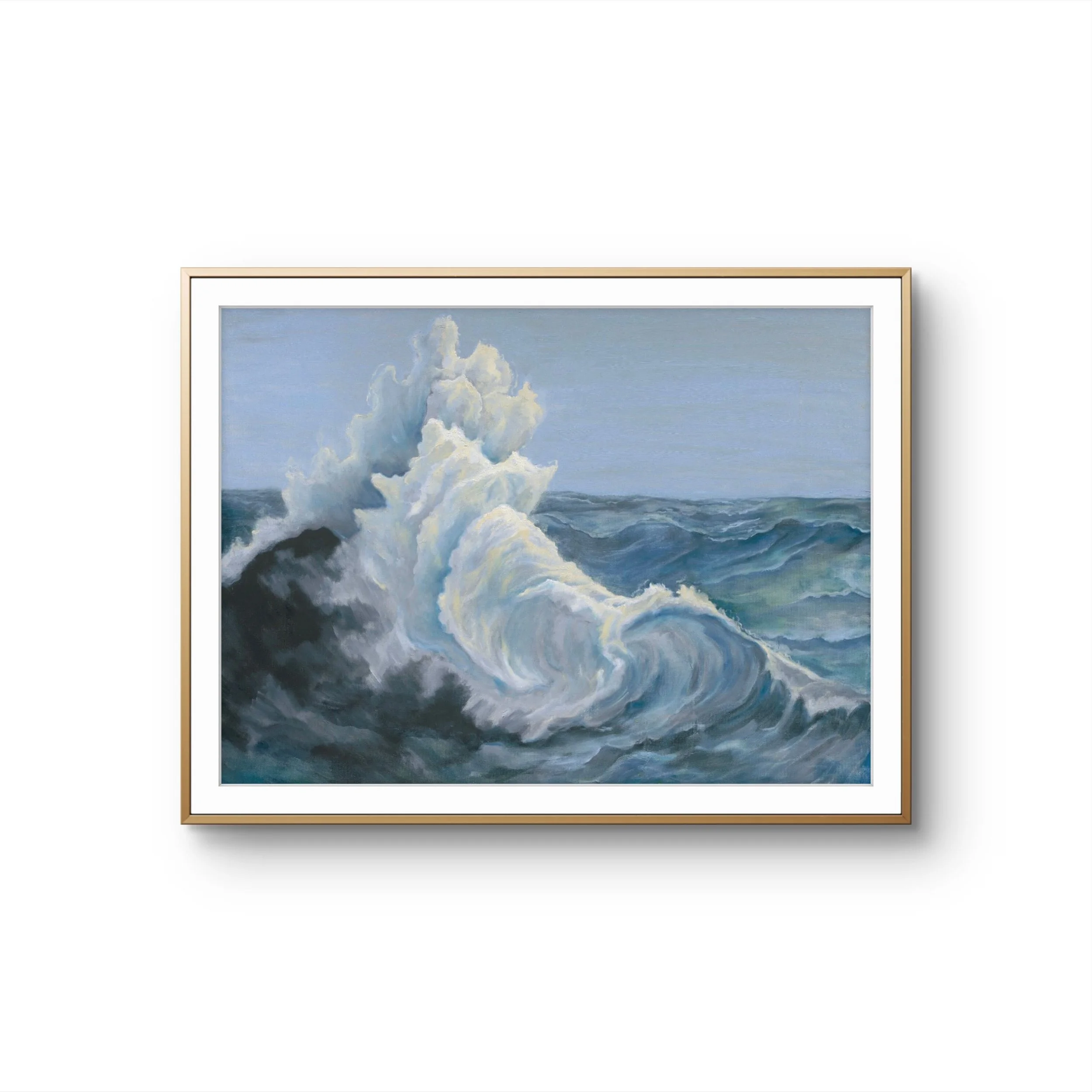 Framed 24x32" Statement Fine Art Print | Wholly Surrendered