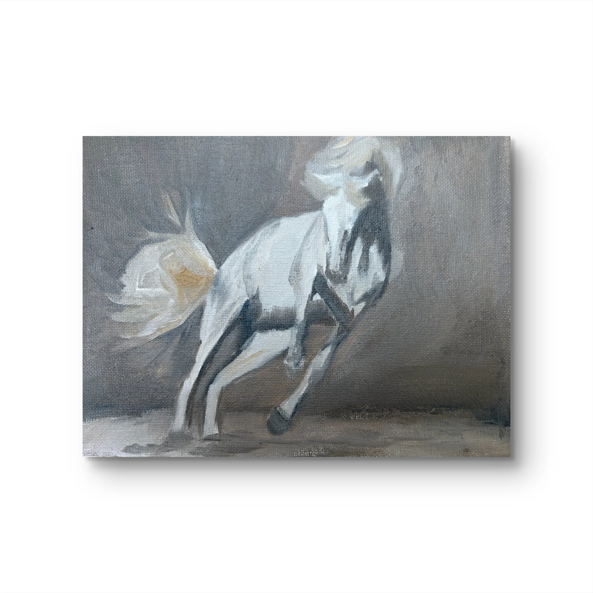Original 6x8" Oil Painting | Fire Horse