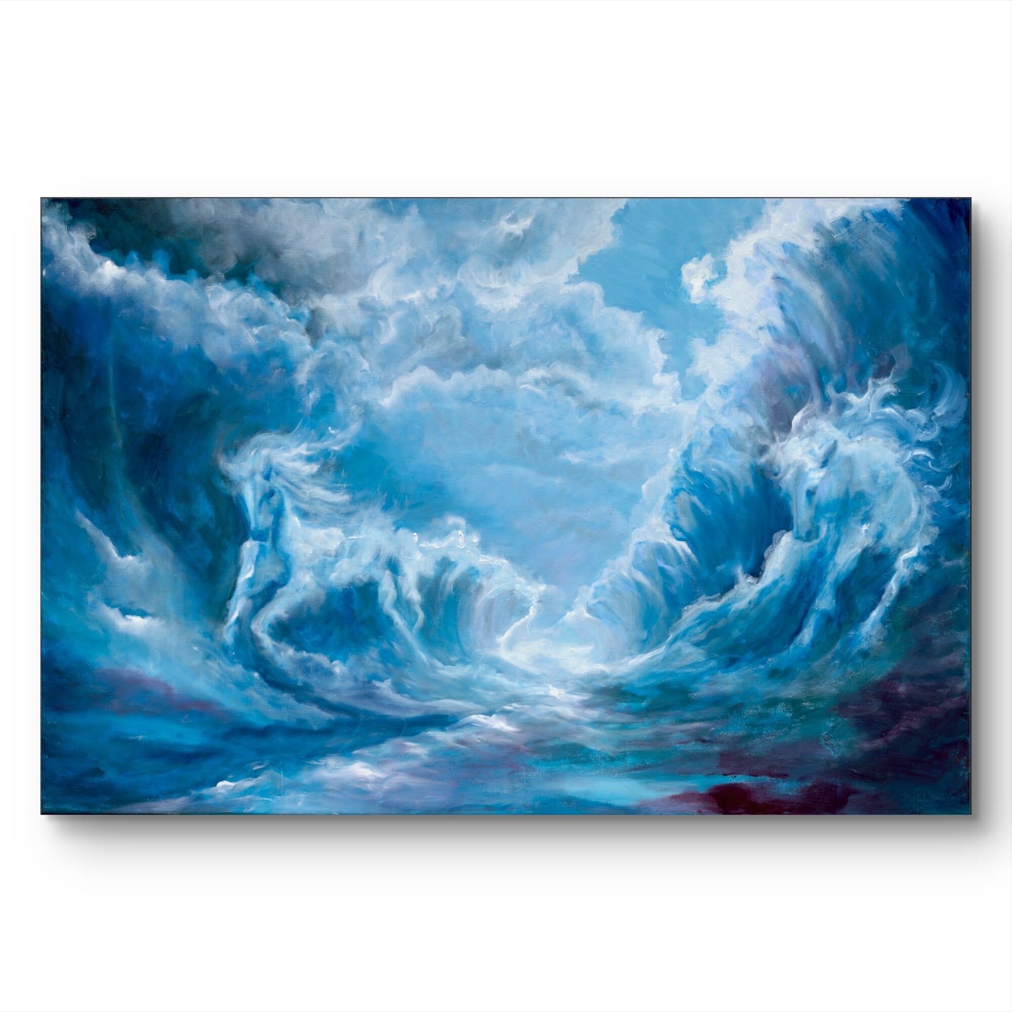 "Into Marvelous Light" (2026)
24x36" oil on linen canvas
Sake of Beauty Collection No. 4