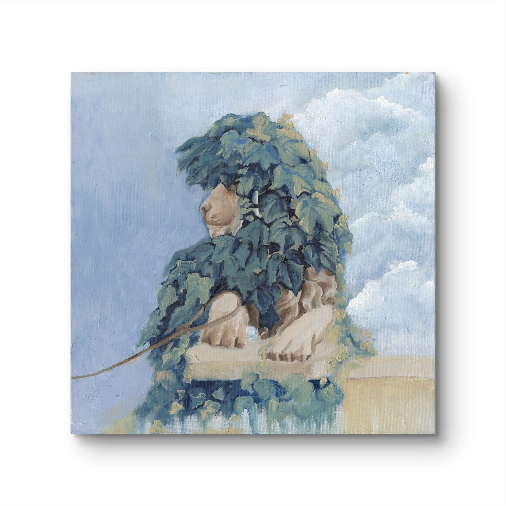 "Lion's Lair" (2024)
12x12" oil on linen canvas
Sake of Beauty Collection No. 6