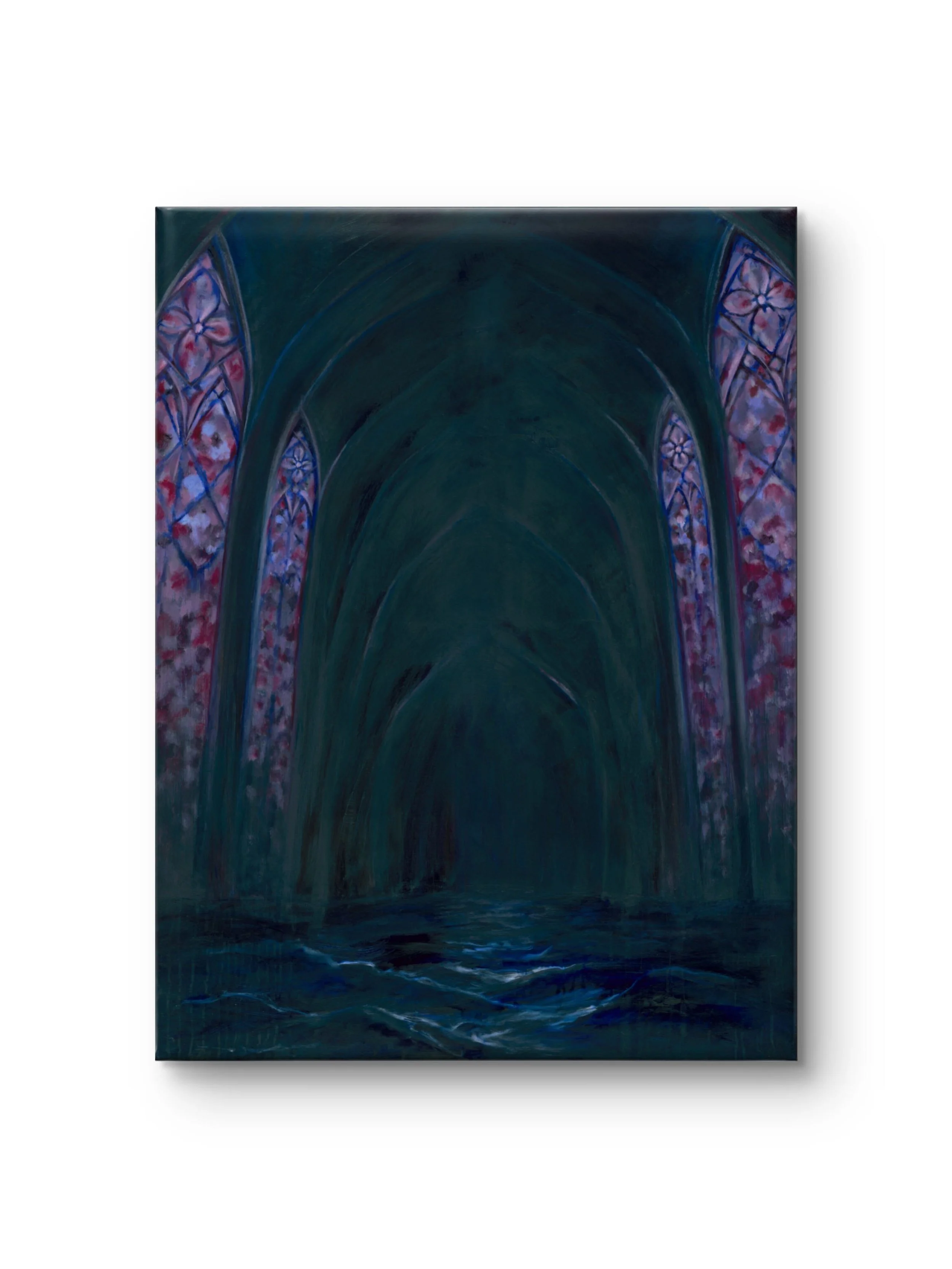"Arms High & Heart Abandoned" (2026)
36x48" oil on linen canvas
Divine Maps Collection No. 5