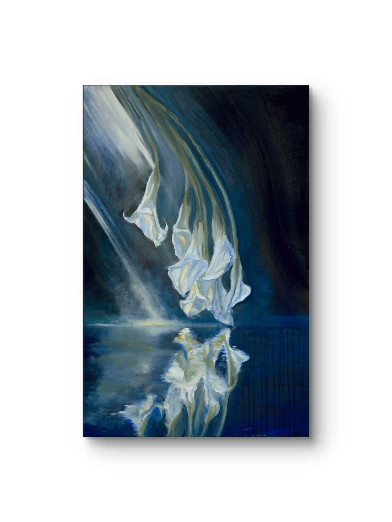 Original 24x36" Oil Painting | When Light Meets the Dark