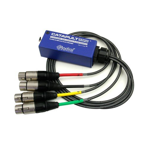 Radial Catapult Mini TX, 4-Ch Cat5 Tx, Female XLR
