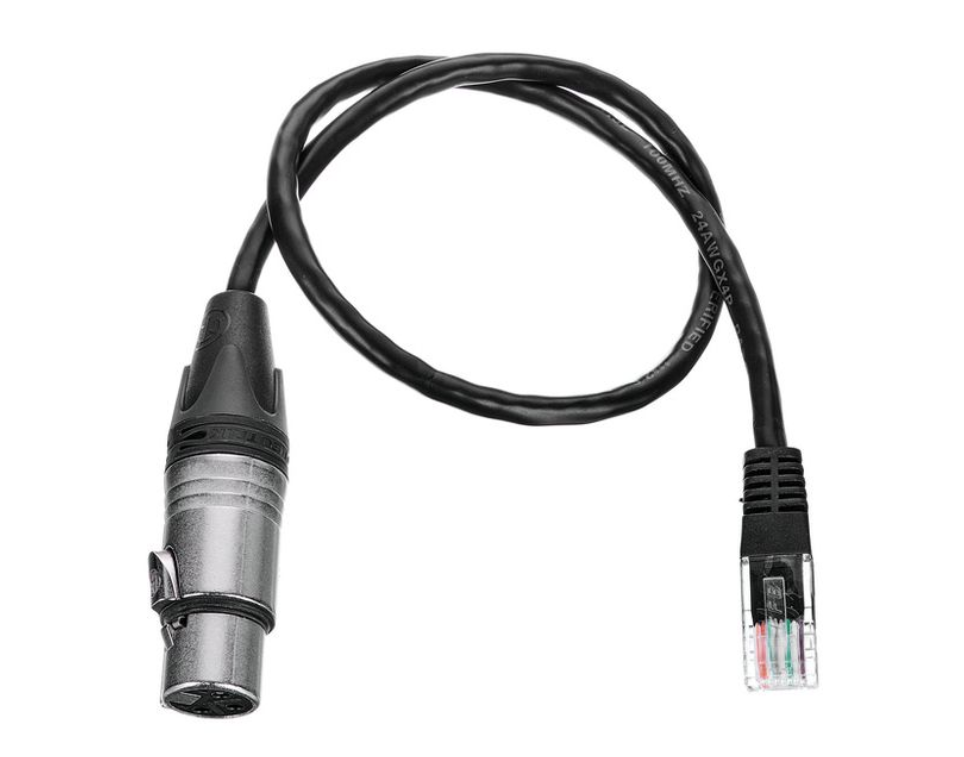 RJ45 to XLR Adaptor, 3Pin FM