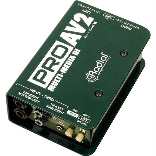 Radial PROAV2 Pass Multi DI, RCA/3.5mm/XLR/1/4"