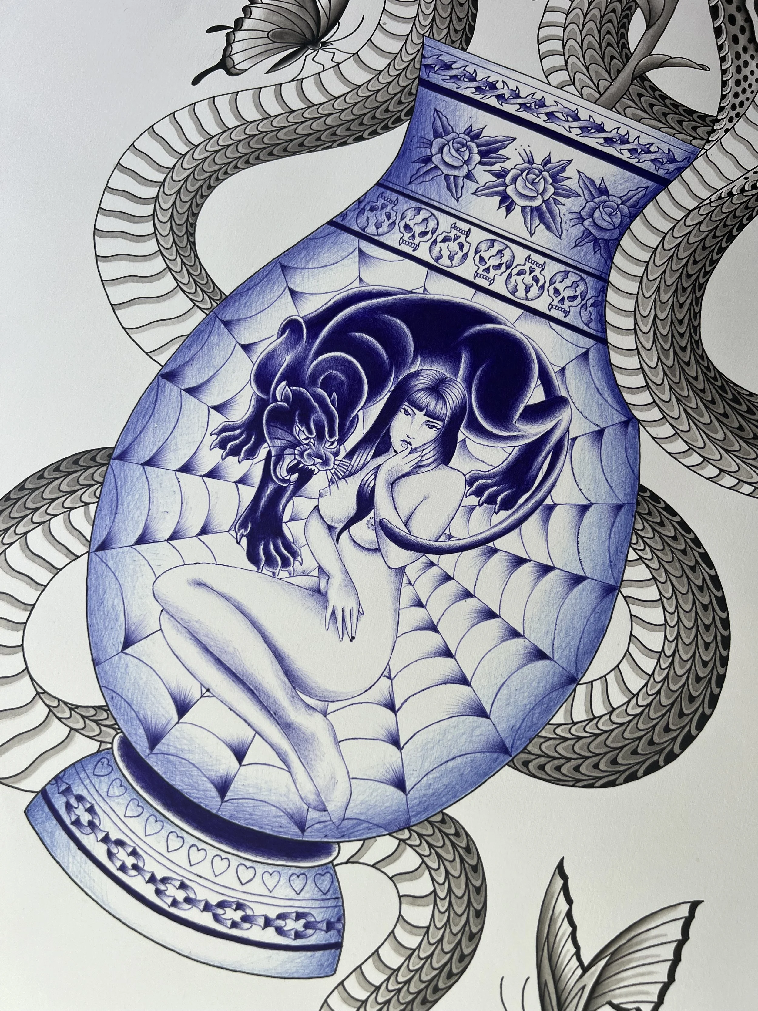 ‘Cobra Vase’ PRINT