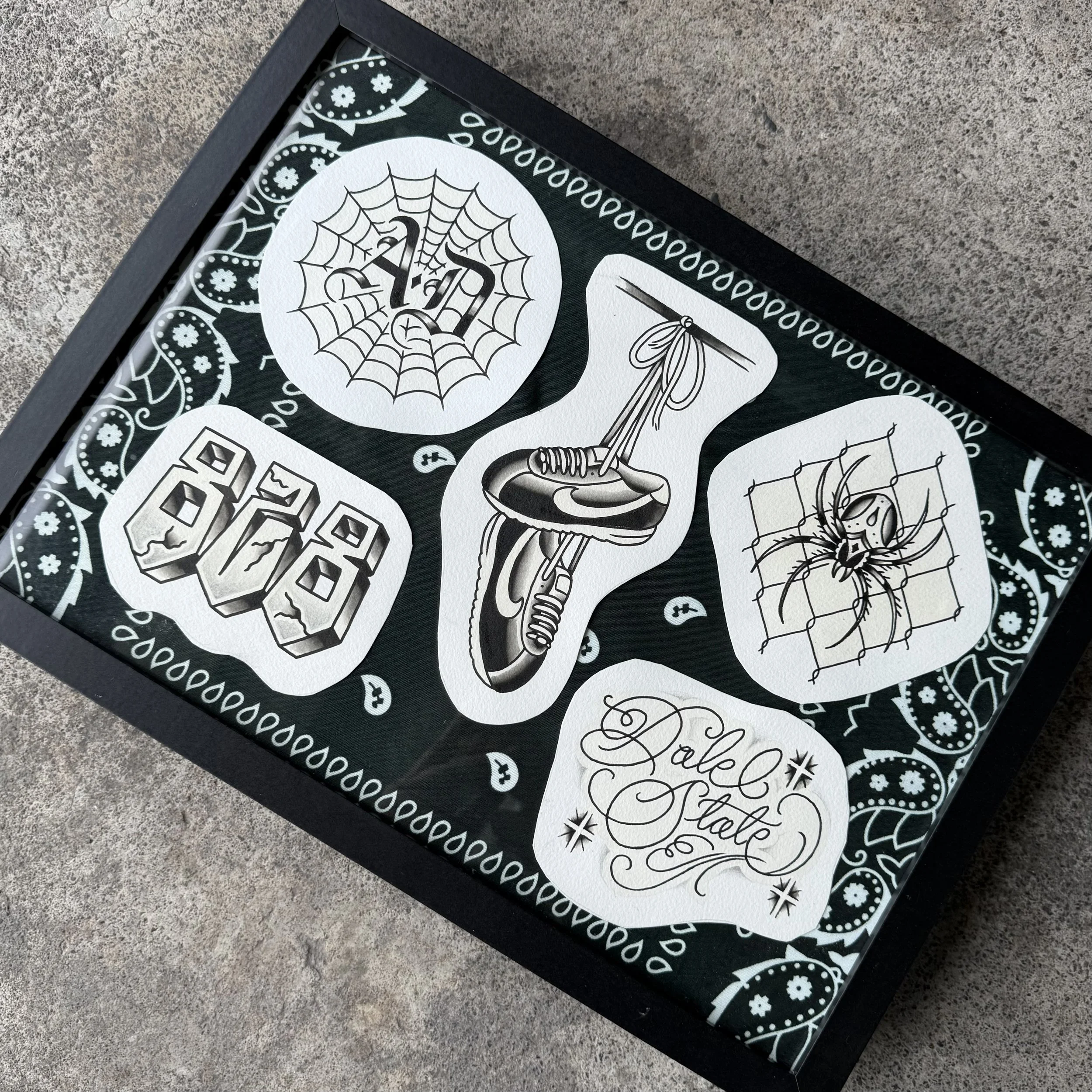 Flash Sheet no.19 ~ Available in Colour or Black and grey.