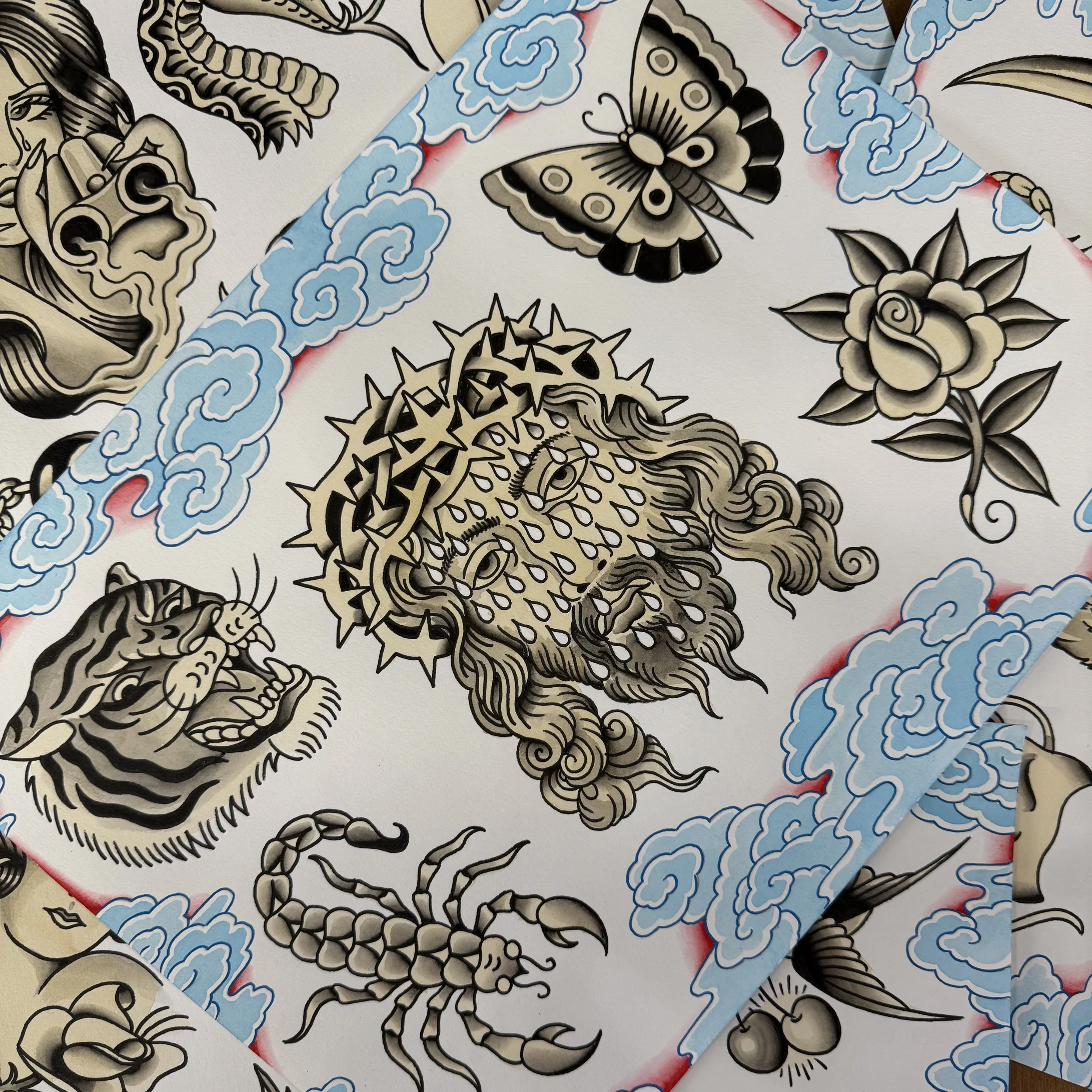 Flash Sheet no.26 ~ Available in Colour or Black and grey.