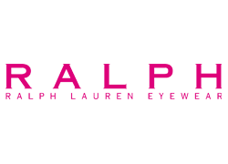 pink logo of Ralph Lauren Eyewear