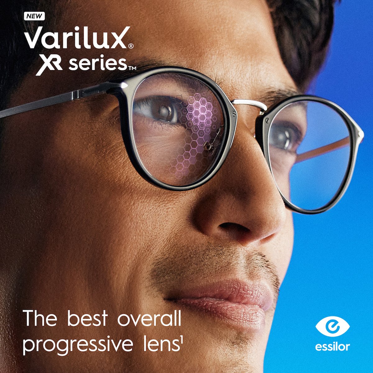 image of a man wearing a Varilux XR lens