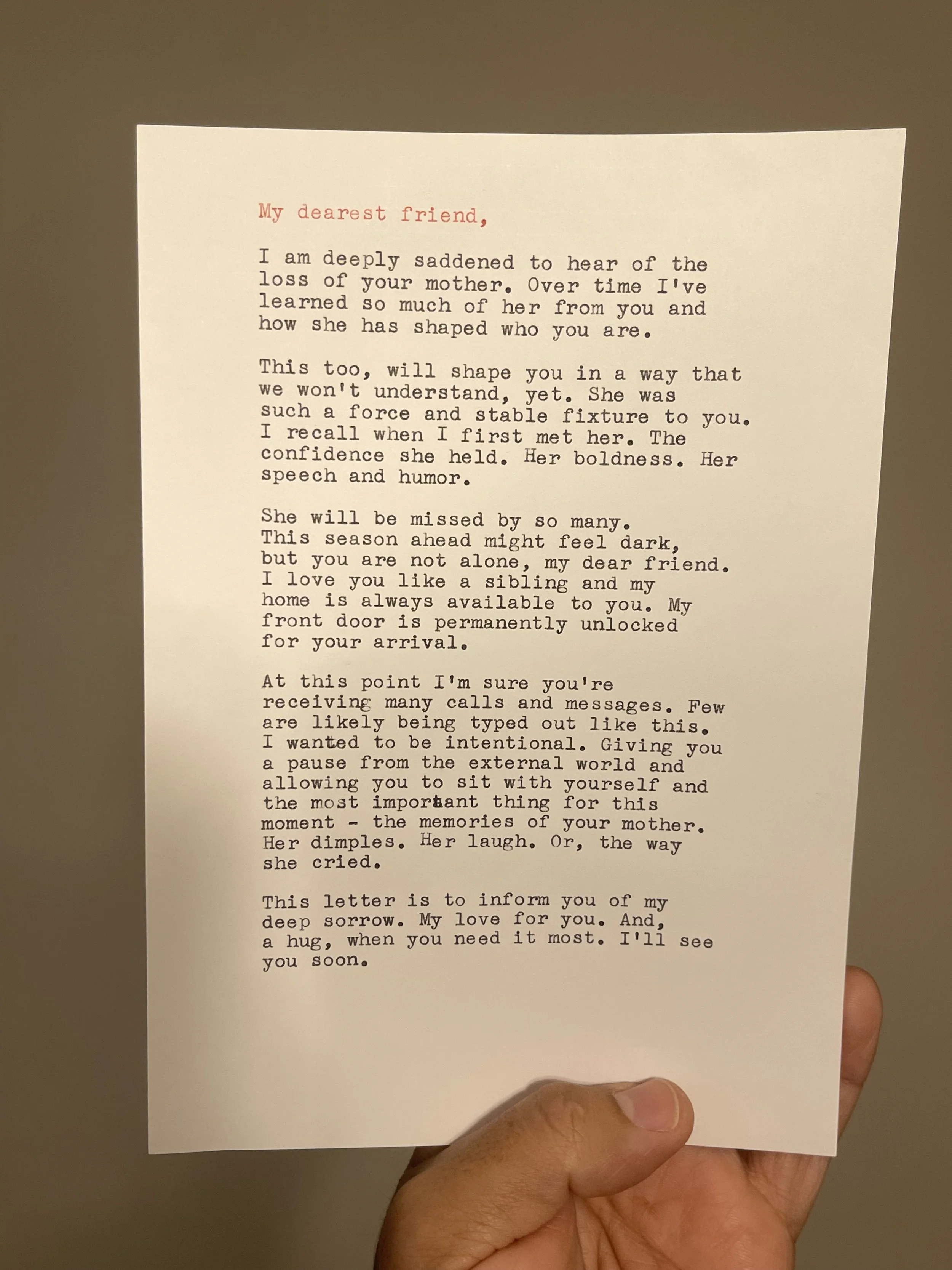 Custom Letter - Large